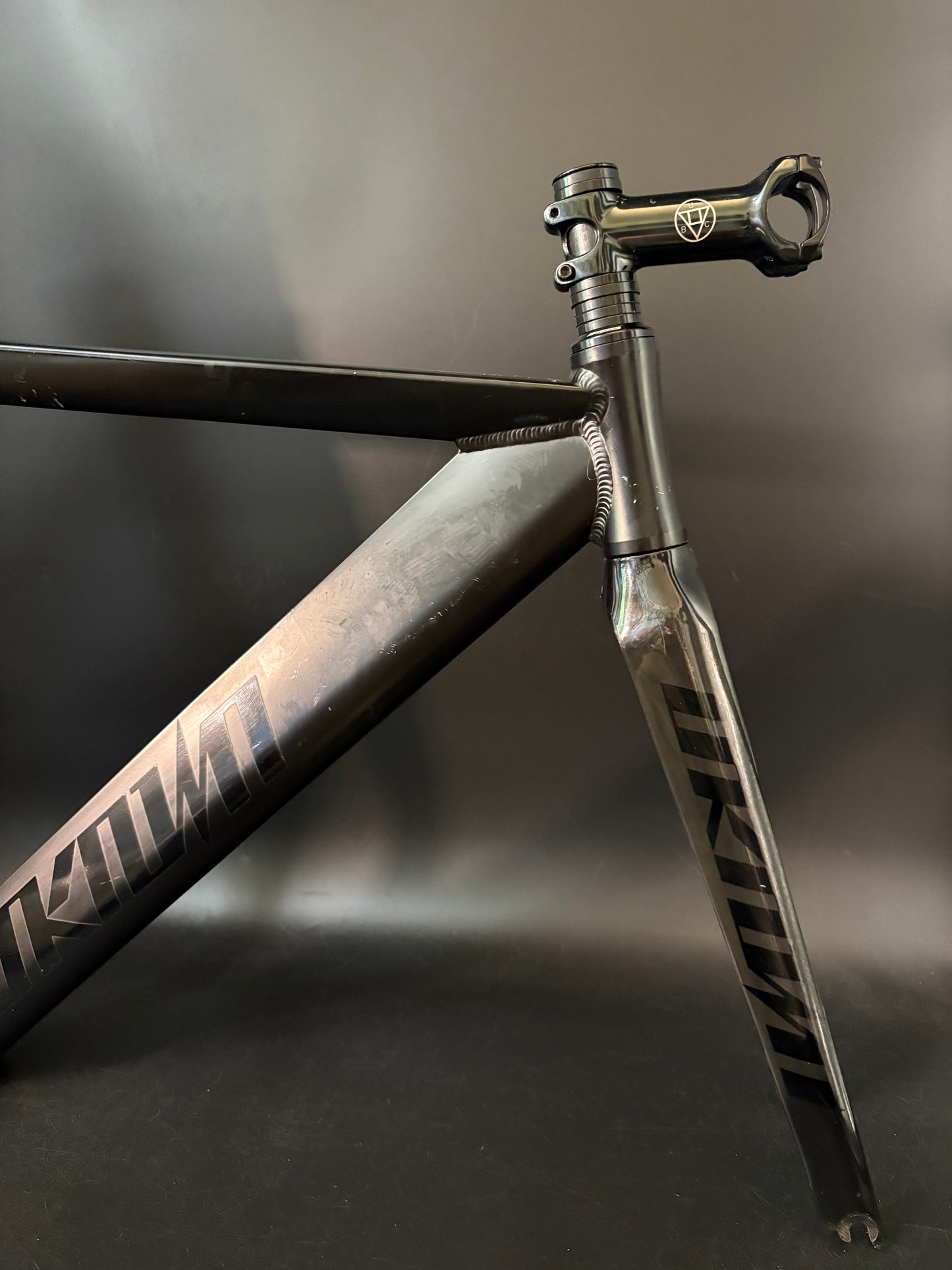 Unknown Track Frameset Black 54cm