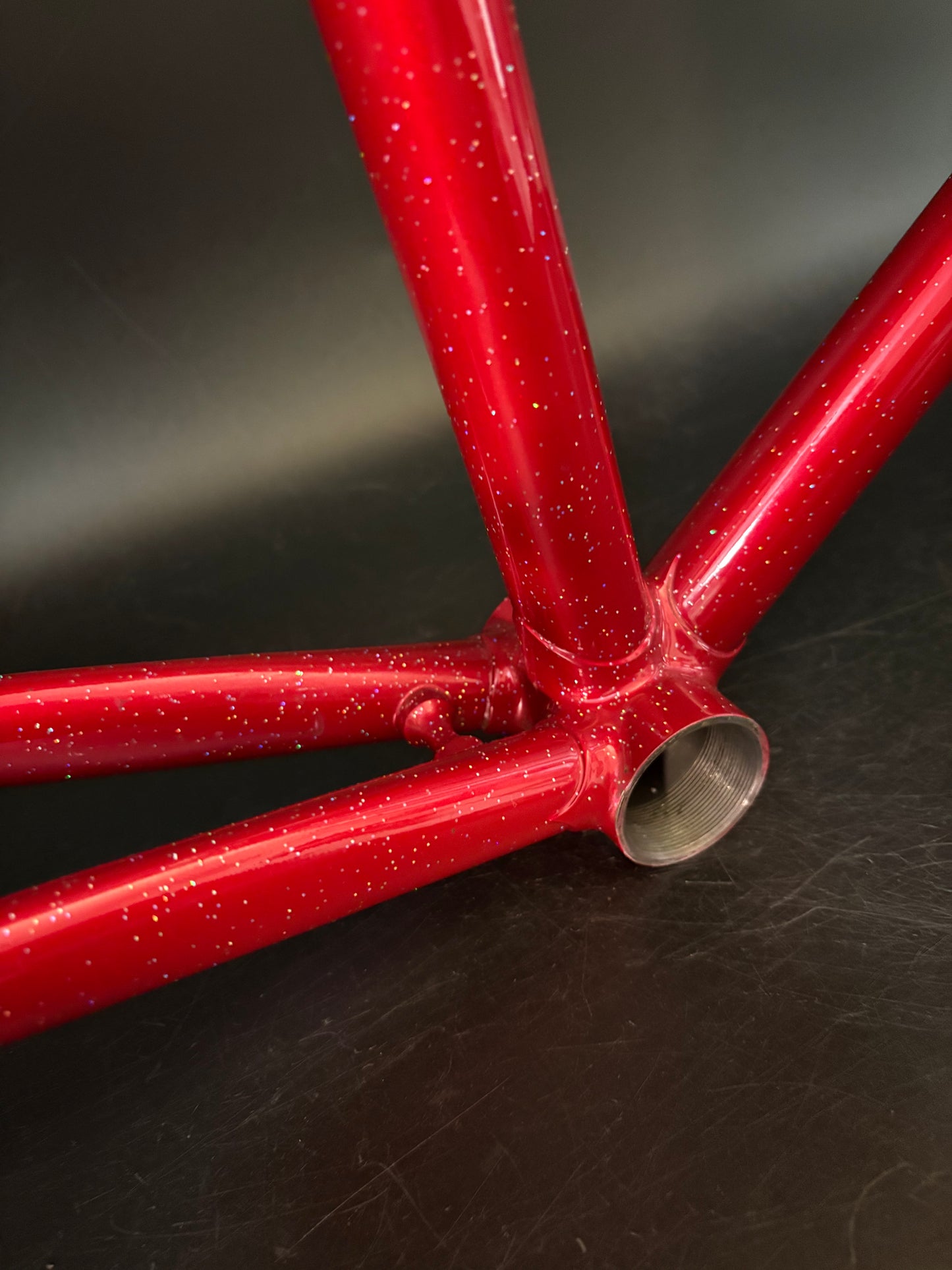 Rinsei Lab NJS Frameset Red 57cm ST 56cm TT
