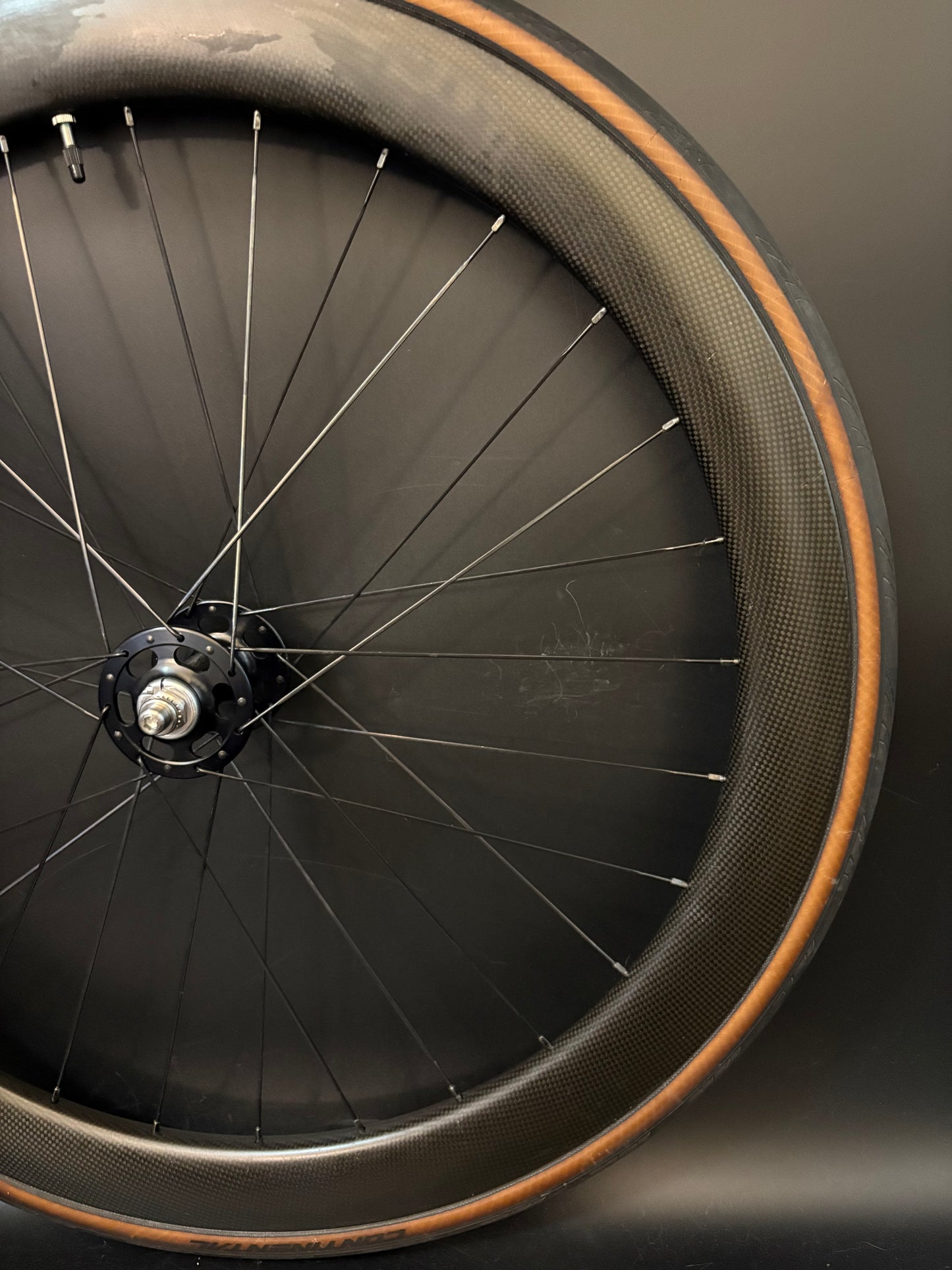 Unbranded Carbon 50mm / Paul Components HF Wheelset Black 28h
