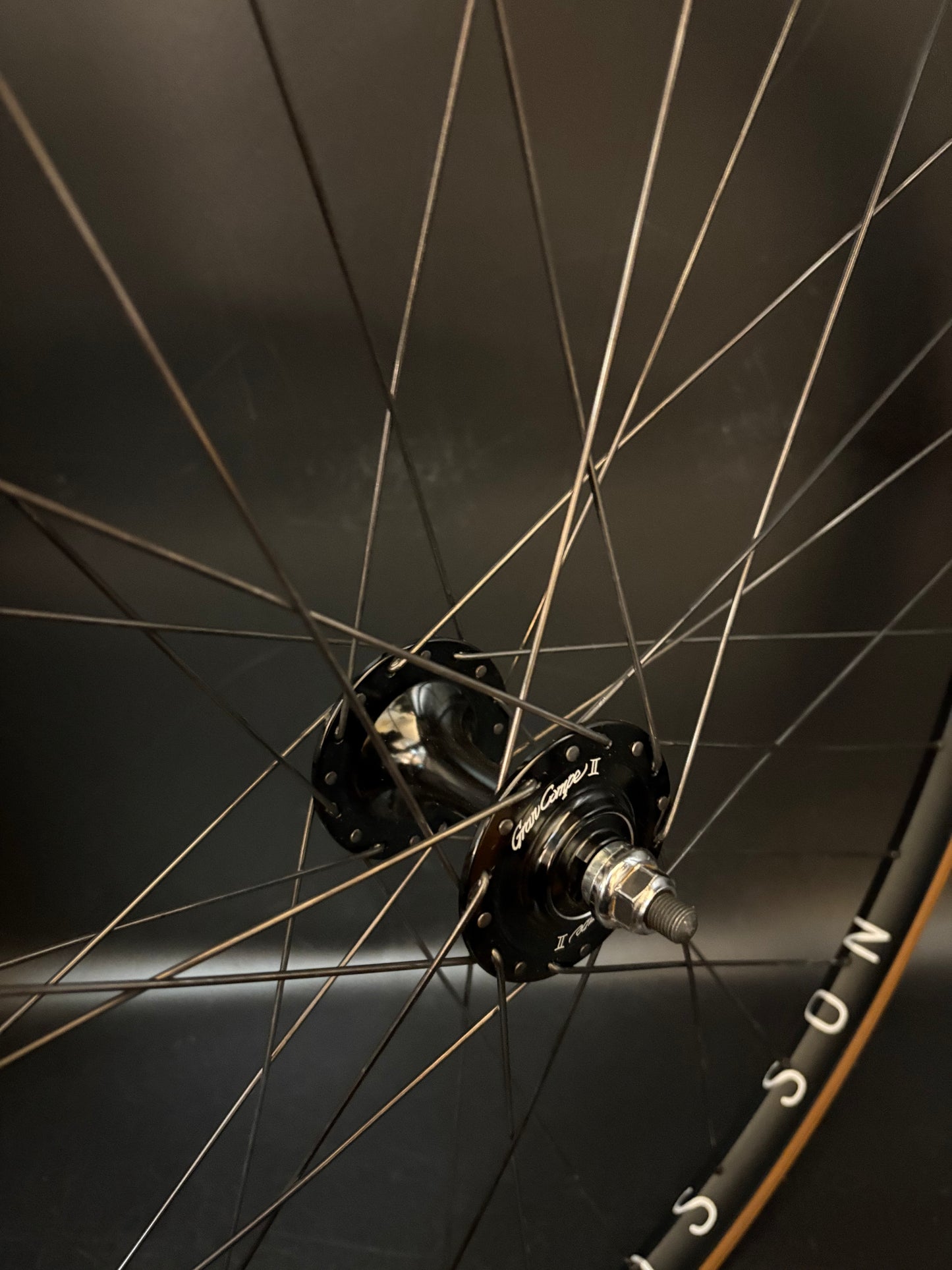H Plus Son Archetype Black / Gran Compe Wheelset 32h