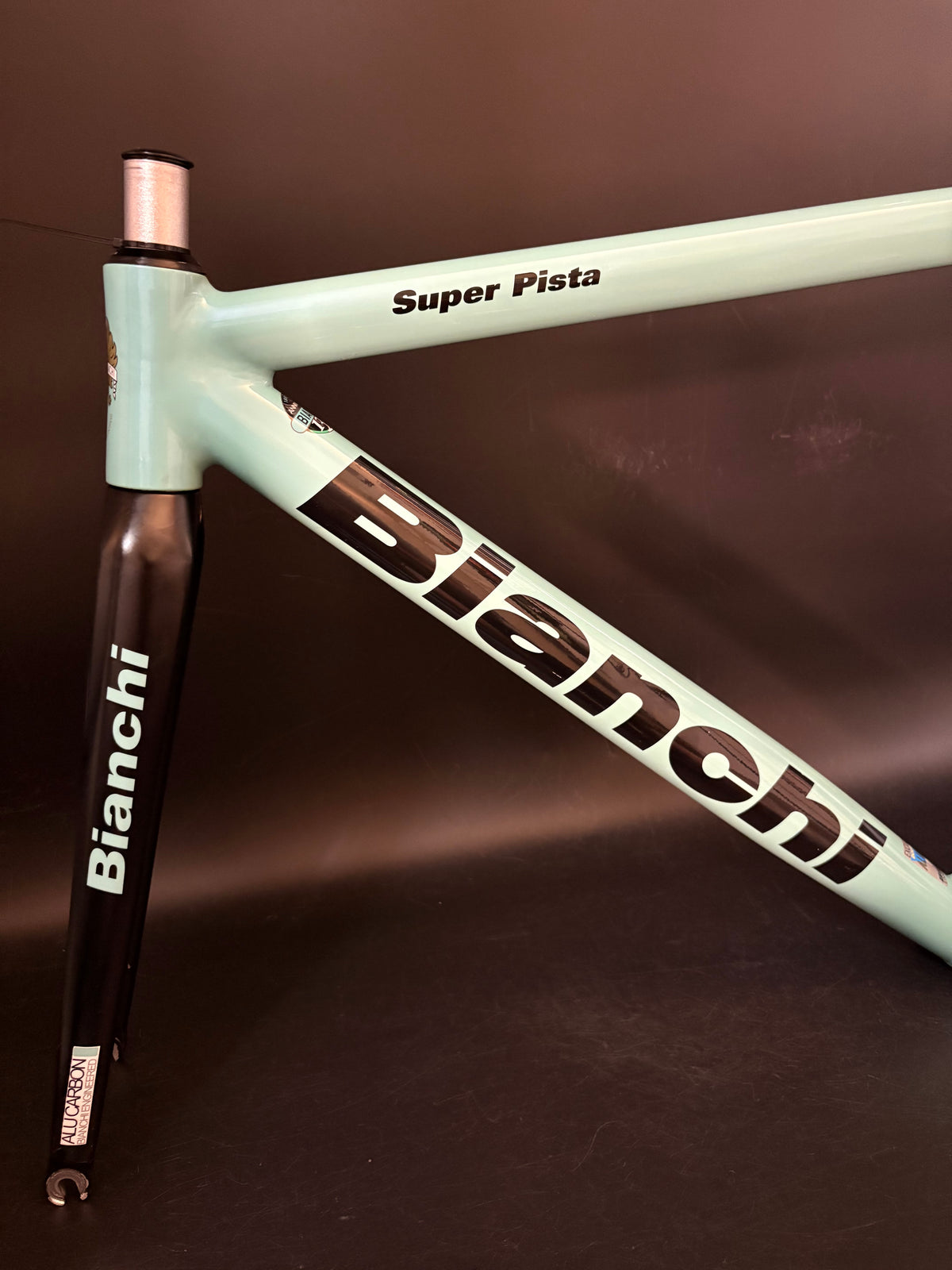 Bianchi Super Pista Frameset Celeste 51cm