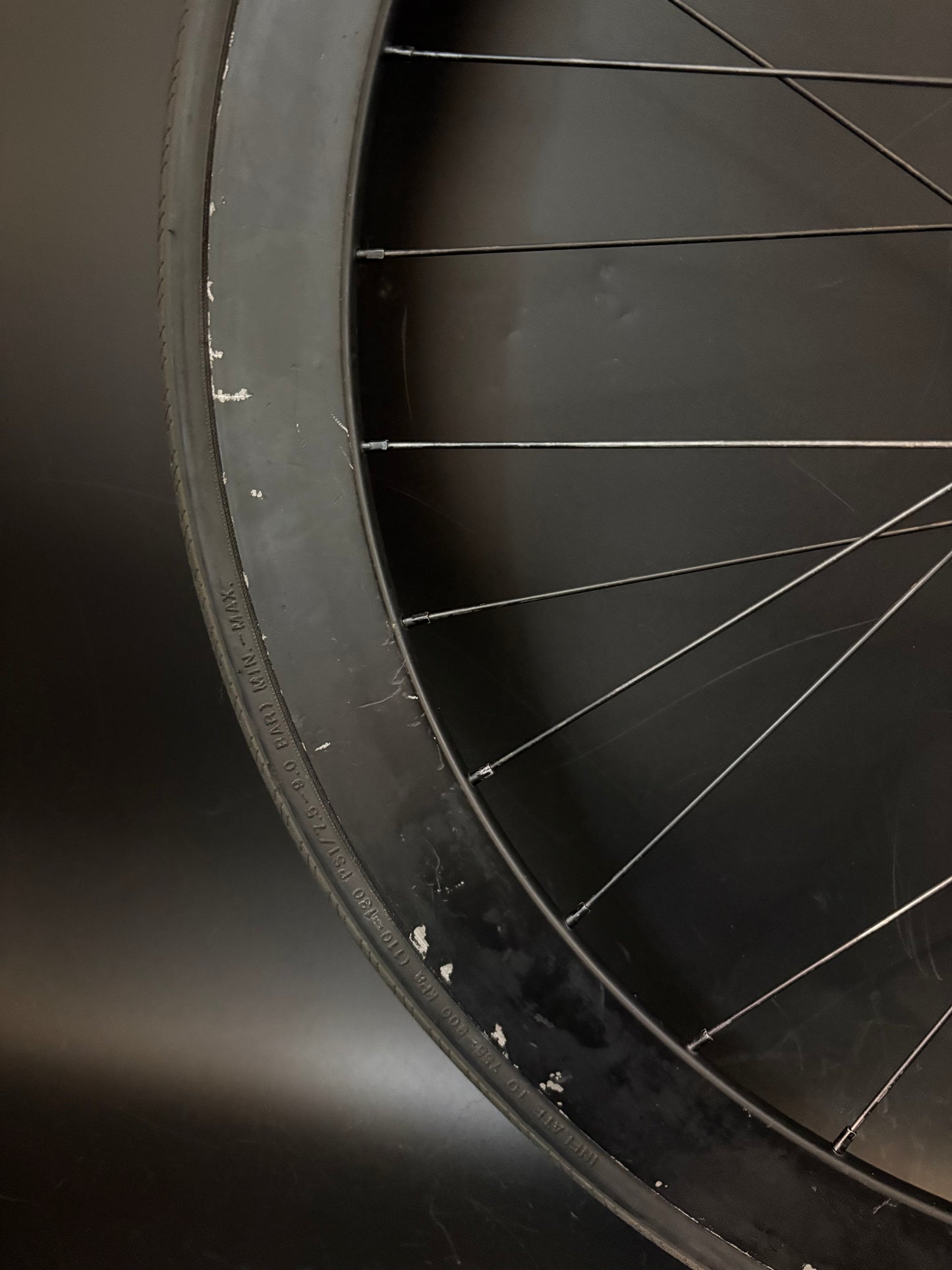 Velocity B43 Black / Phil Wood Front Wheel 32h