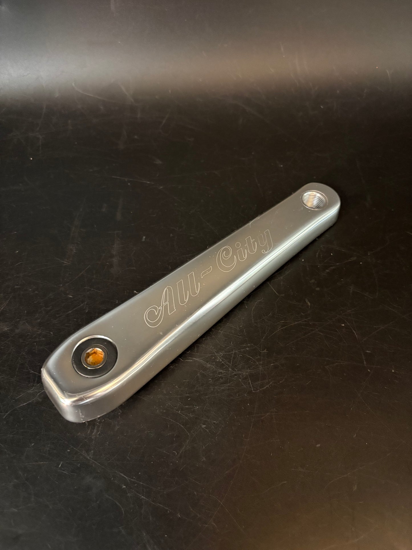 All City Crankset Silver 165mm 46t