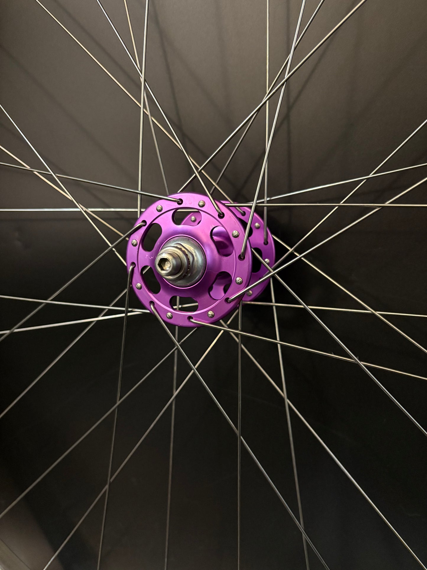 H Plus Son TB14 / Paul Components HF Wheelset Purple 32h