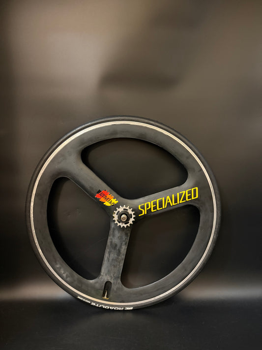 Specialized Tri Spoke Clincher Rear Wheel w/ Factory Adapter