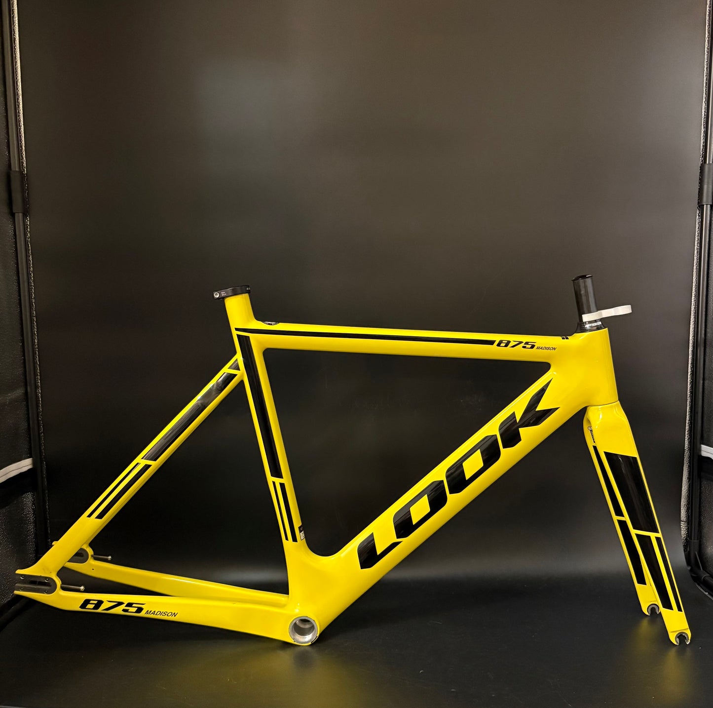 Look 875 Madison Frameset Yellow Carbon Small