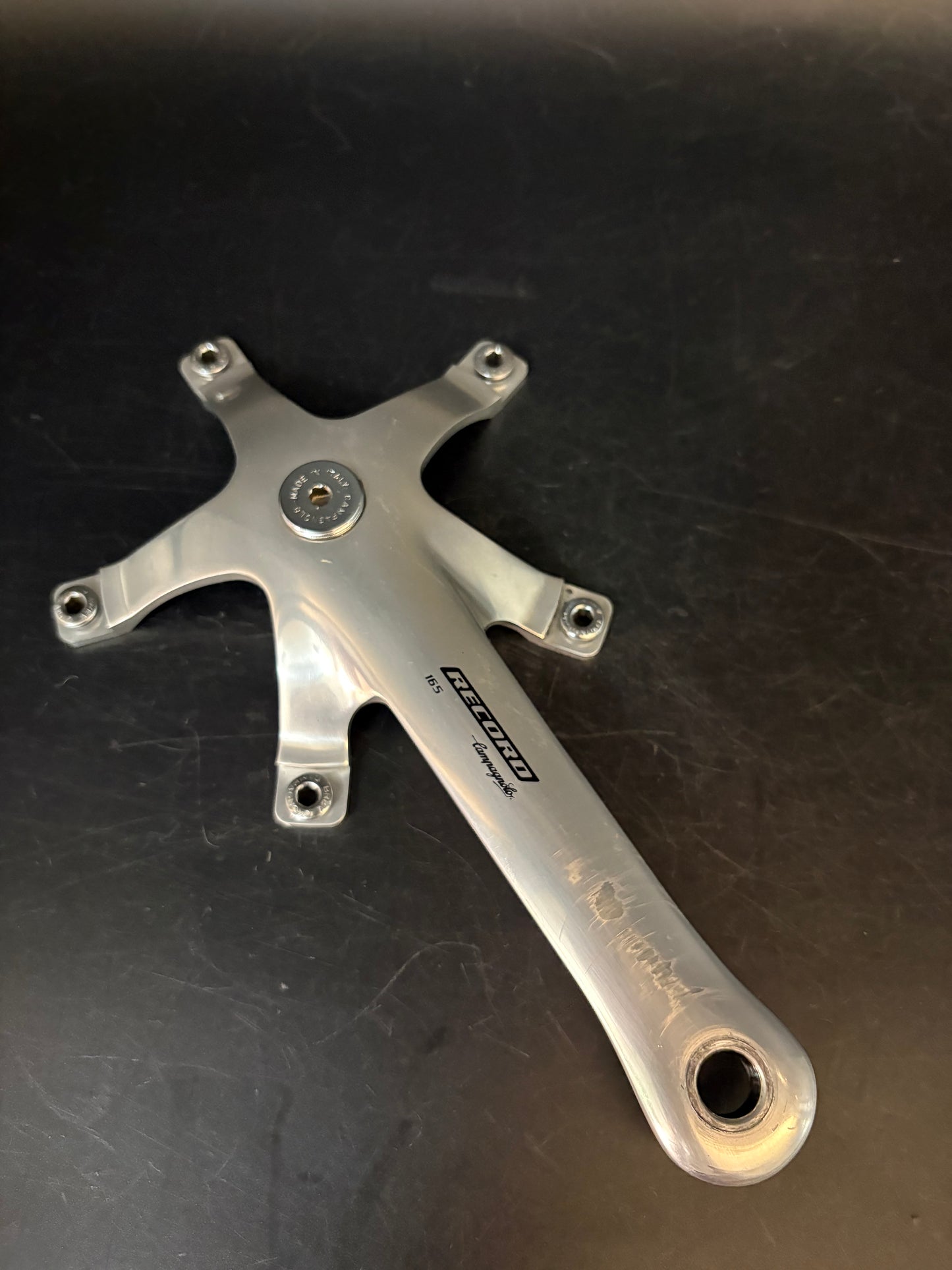 Campagnolo Record Pista Cranks Silver 165mm
