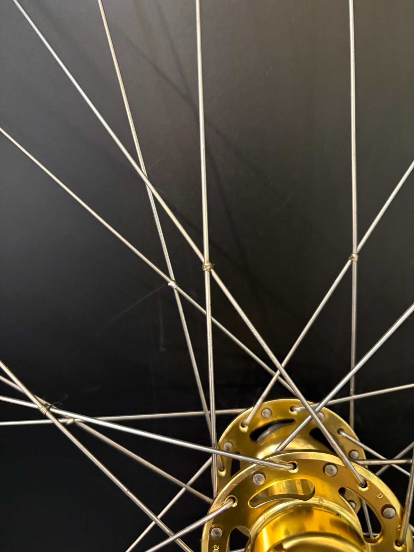 Sun Rims CR18 Silver / All City Gold Rear Wheel 32h