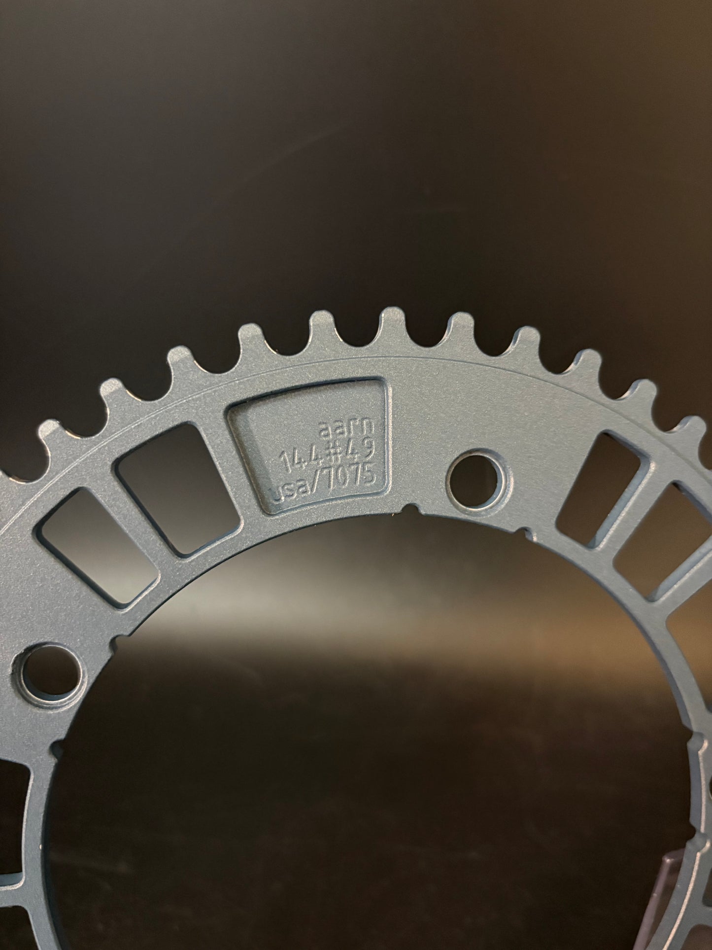 Aarn Chainring Cerakote Blue 49t