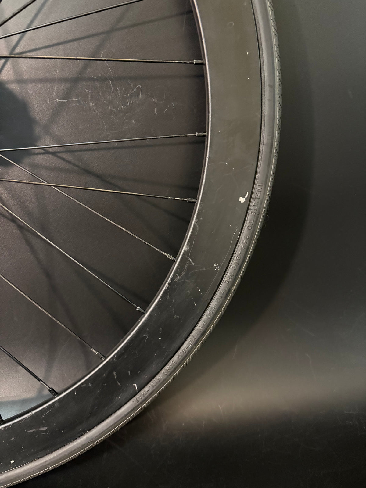 Velocity B43 Black / Phil Wood Front Wheel 32h