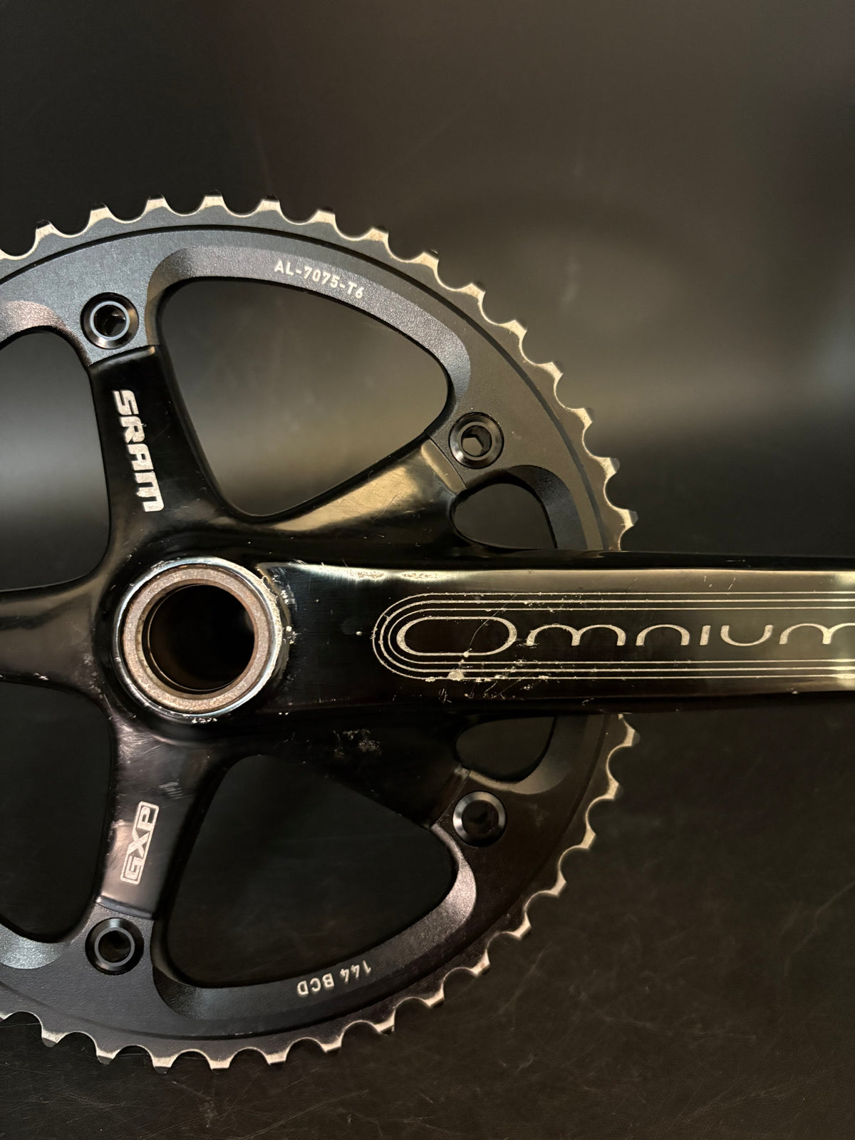 Sram Omnium Crankset Black 165mm 48t