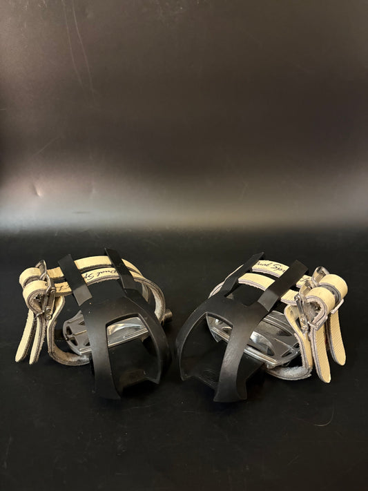 MKS Urban Platform Pedals / Kashimax Dual Sprint Double Straps Pedal Setup