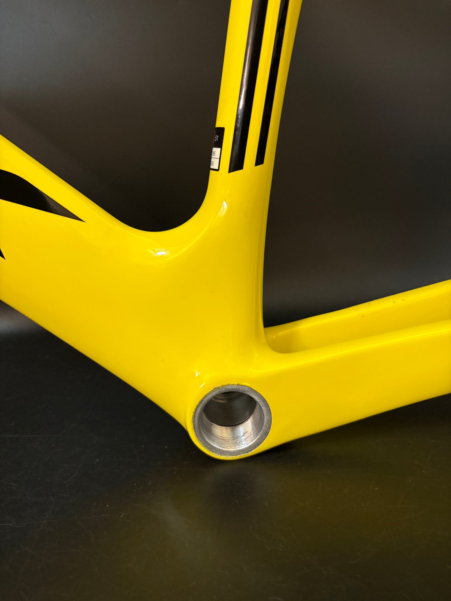 Look 875 Madison Frameset Yellow Carbon Small