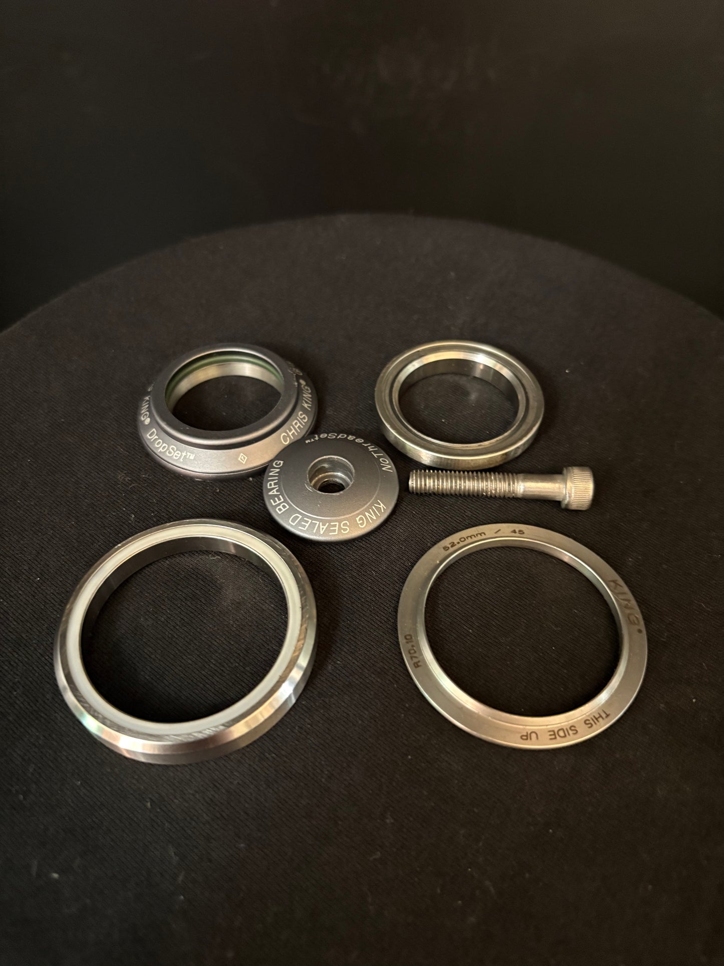 Chris King Dropset 2 1 1/8” - 1 1/2” Tapered Headset Matte Slate