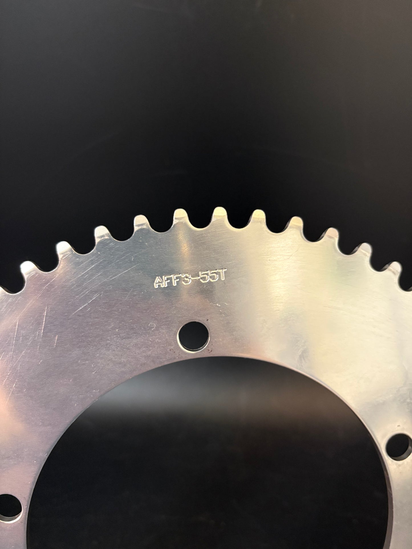 Affinity Pro Track Chainring Silver 55t