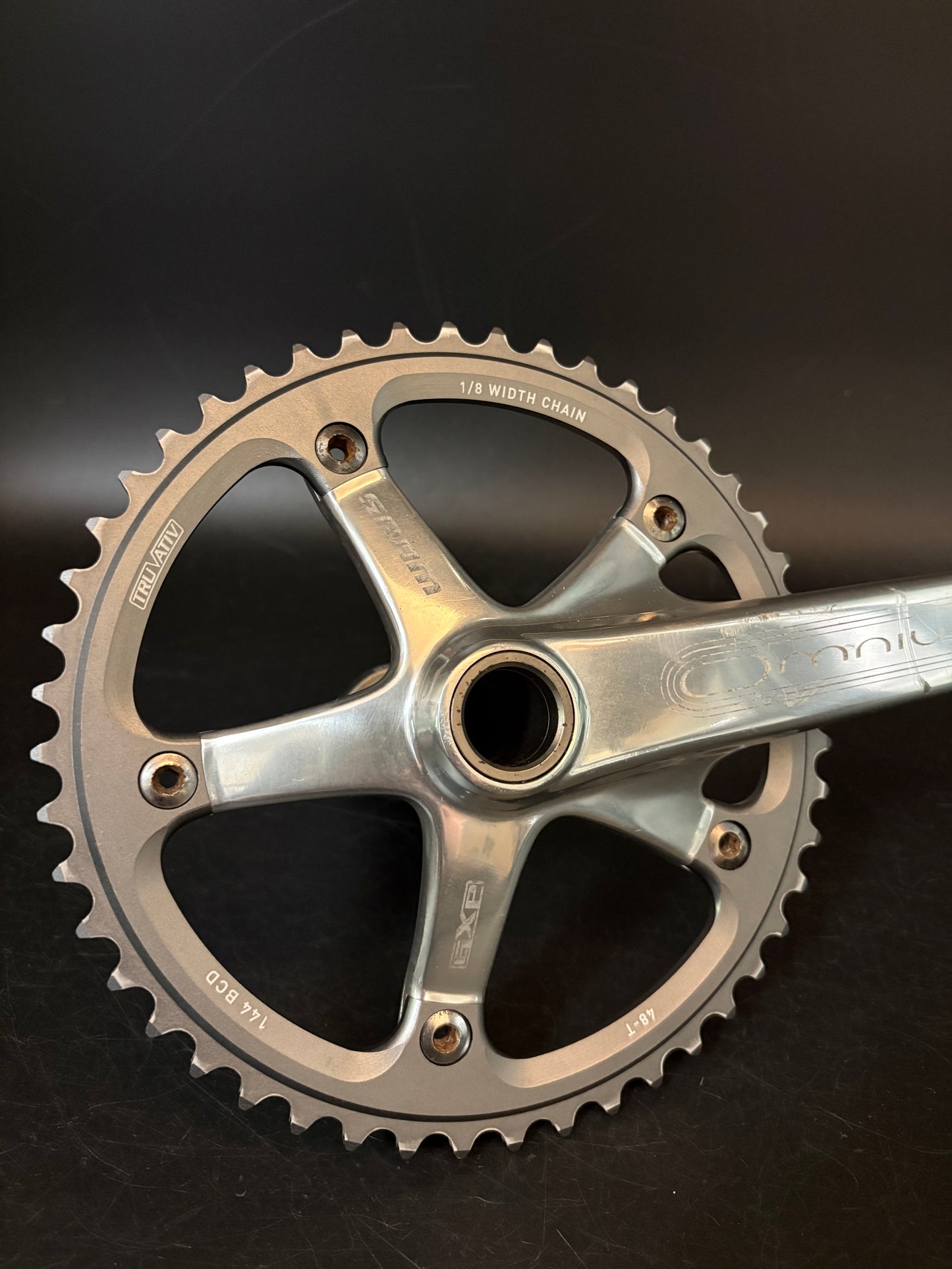 Sram Omnium Crankset Silver 165mm 48t