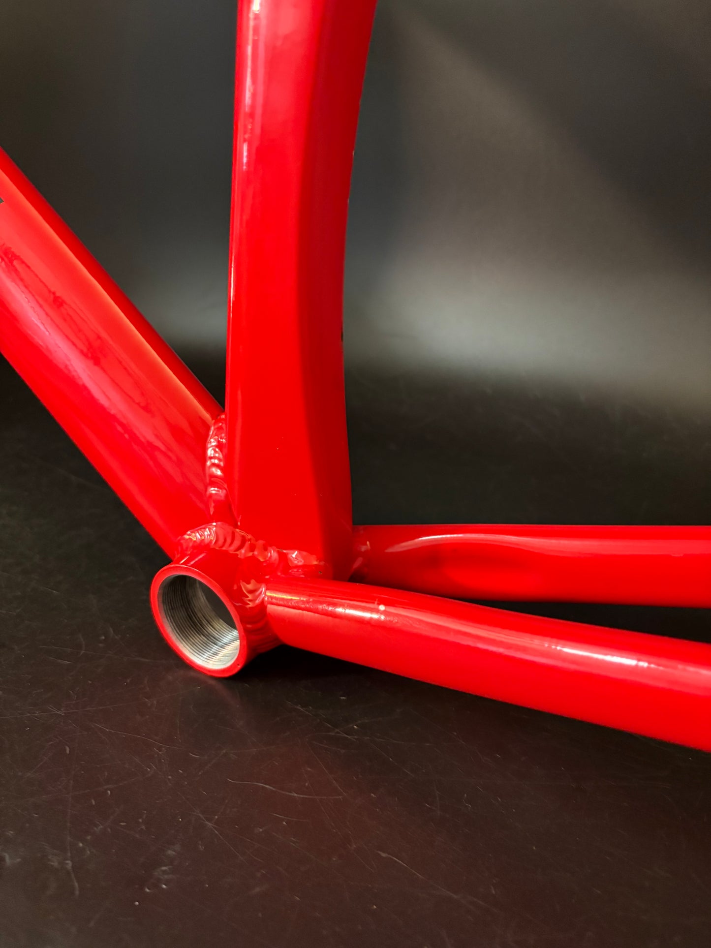 Fabricbike Aero Frameset Red 54cm w/ Stem + Drops