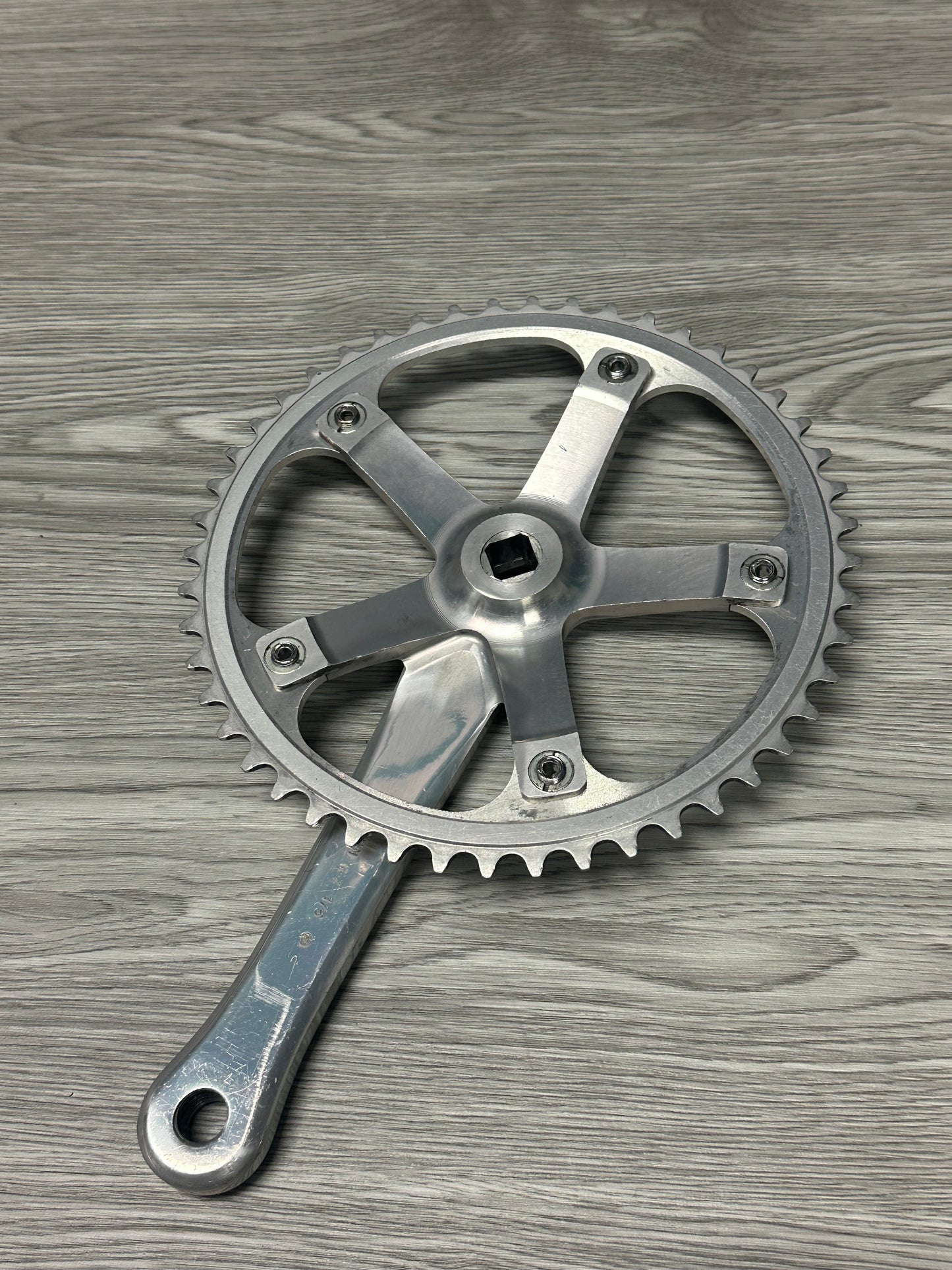 Sugino 75 Crankset Silver 175mm 48t