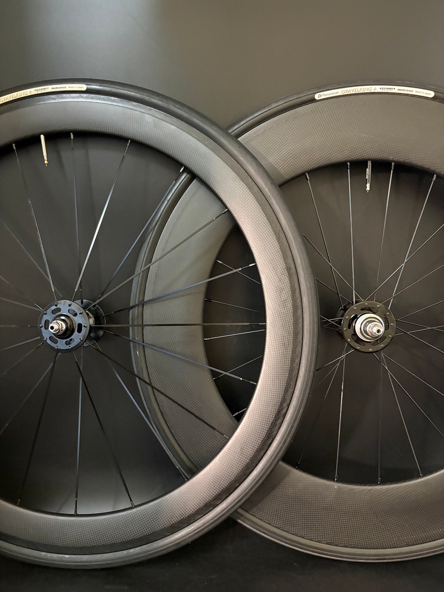 Unbranded 50mm/90mm Carbon Clincher / Novatec Wheelset 20/24h