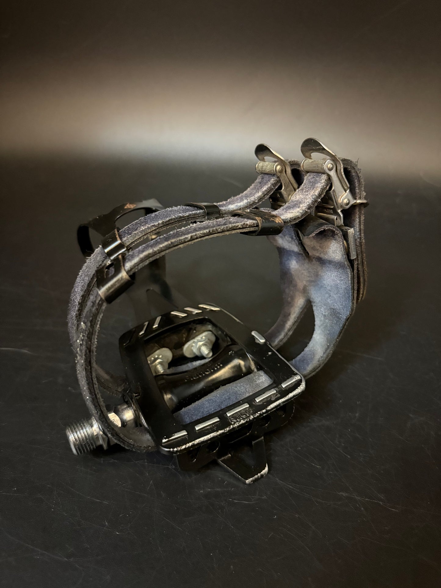 MKS GR9 Pedals Black / Mash Double Straps Pedal Setup