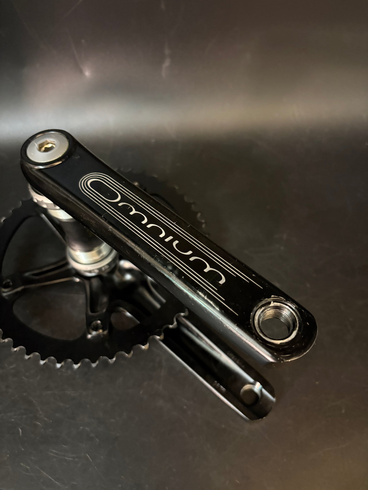 Sram Omnium Crankset Black 167.5mm 48t