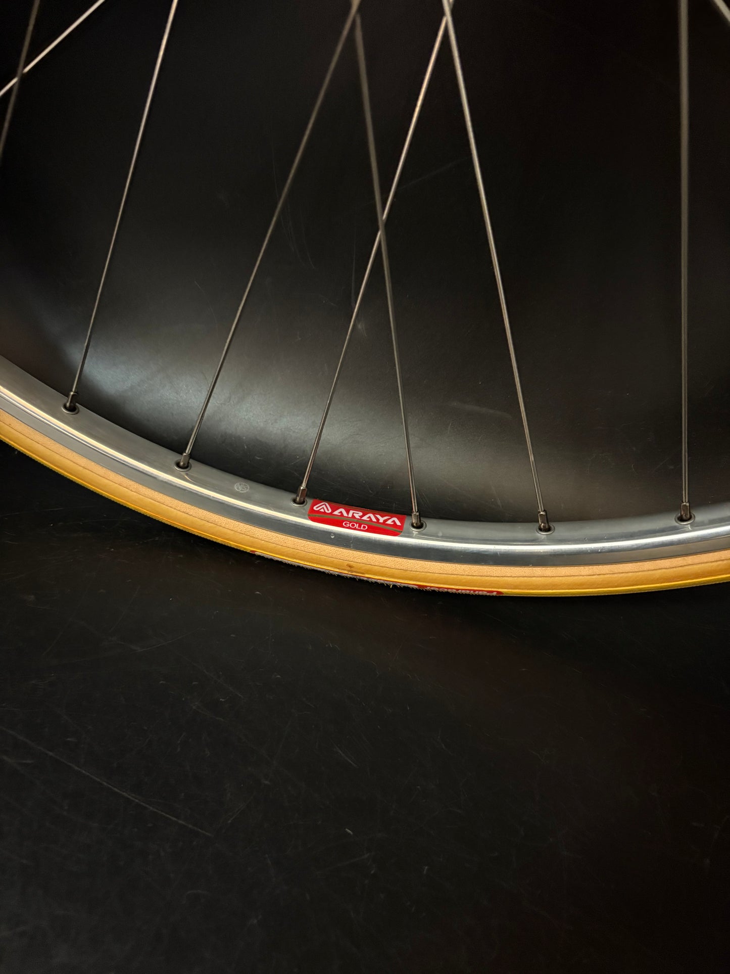 Araya Gold Tubular / Dura Ace 7600 NJS Wheelset 36h