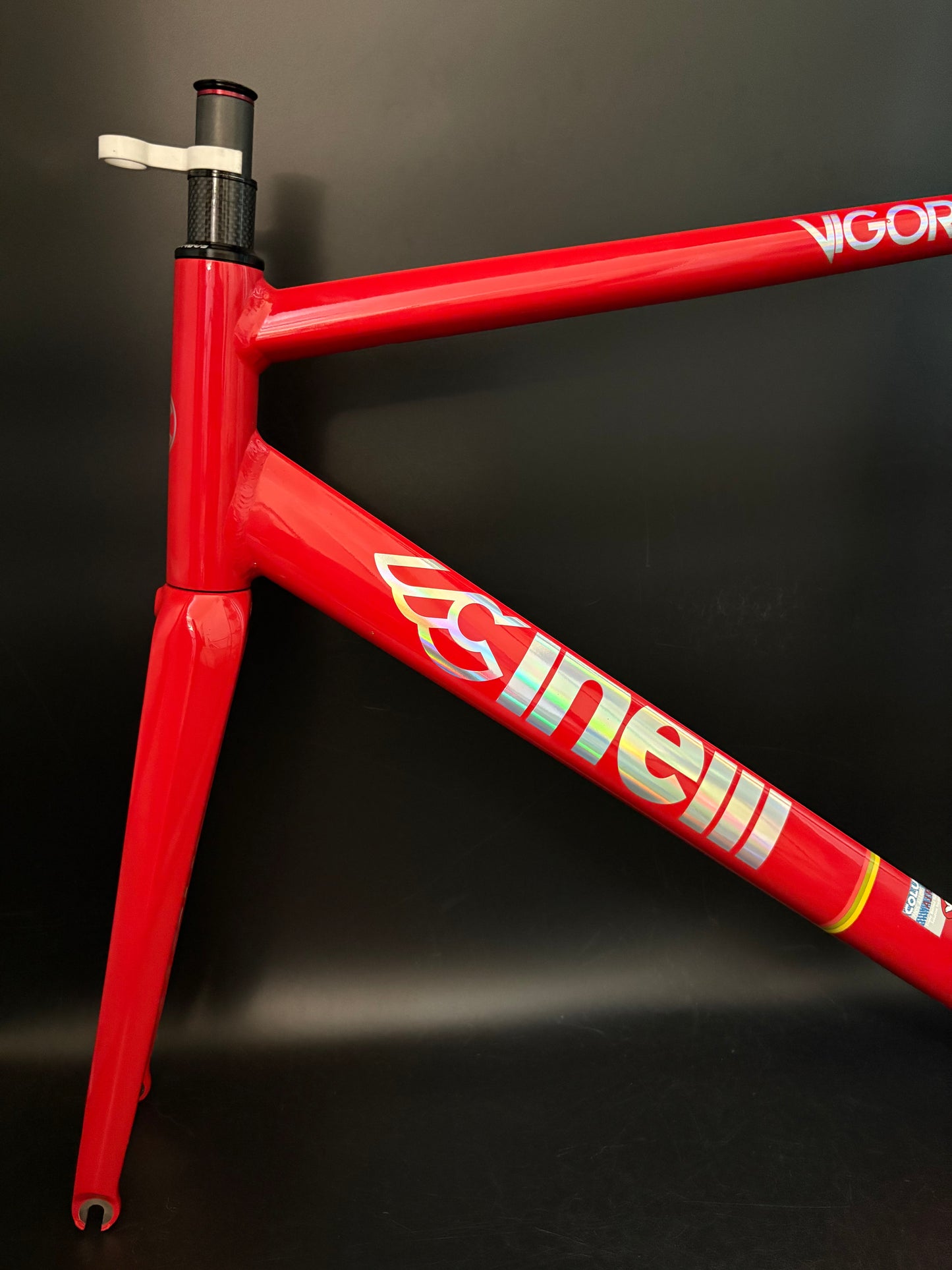 Cinelli Vigorelli Shark Frameset Red 56cm #2