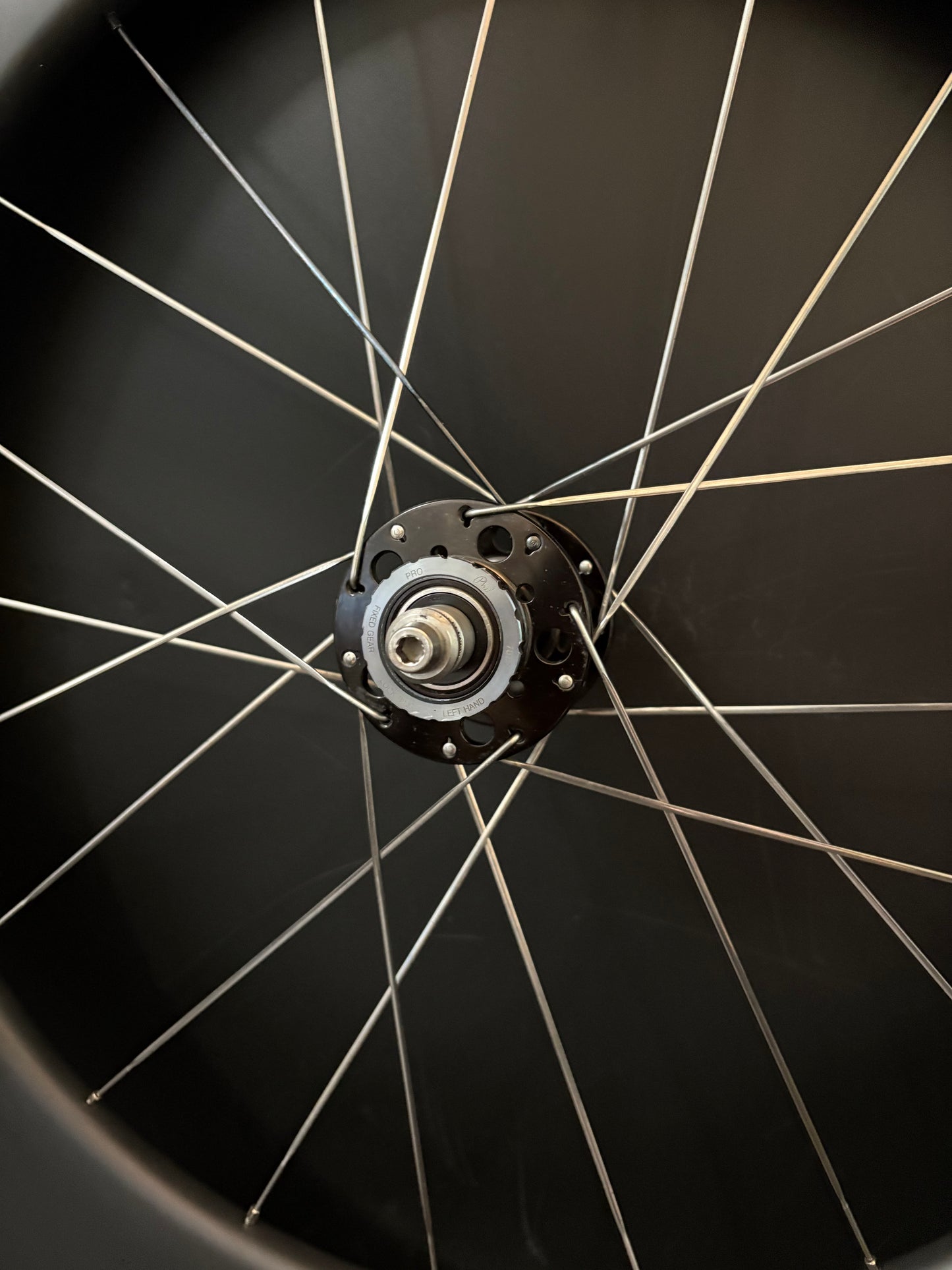 Unbranded Carbon 88mm / Phil Wood Pro Wheelset Black 20h