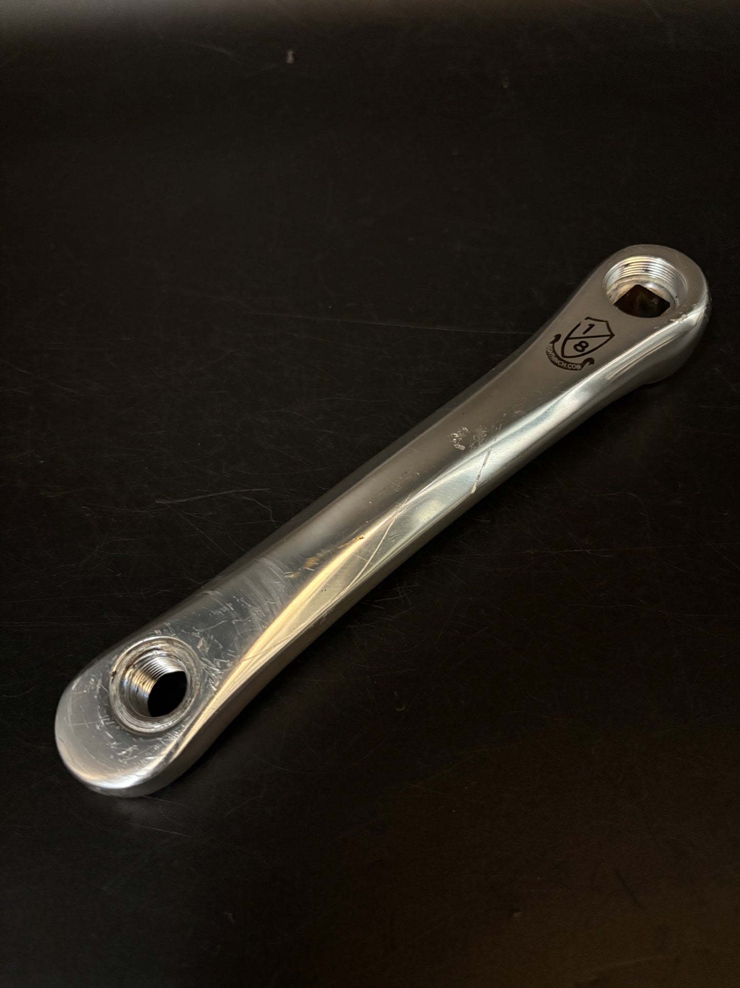 Eighth Inch Crankset Silver 165mm 130bcd