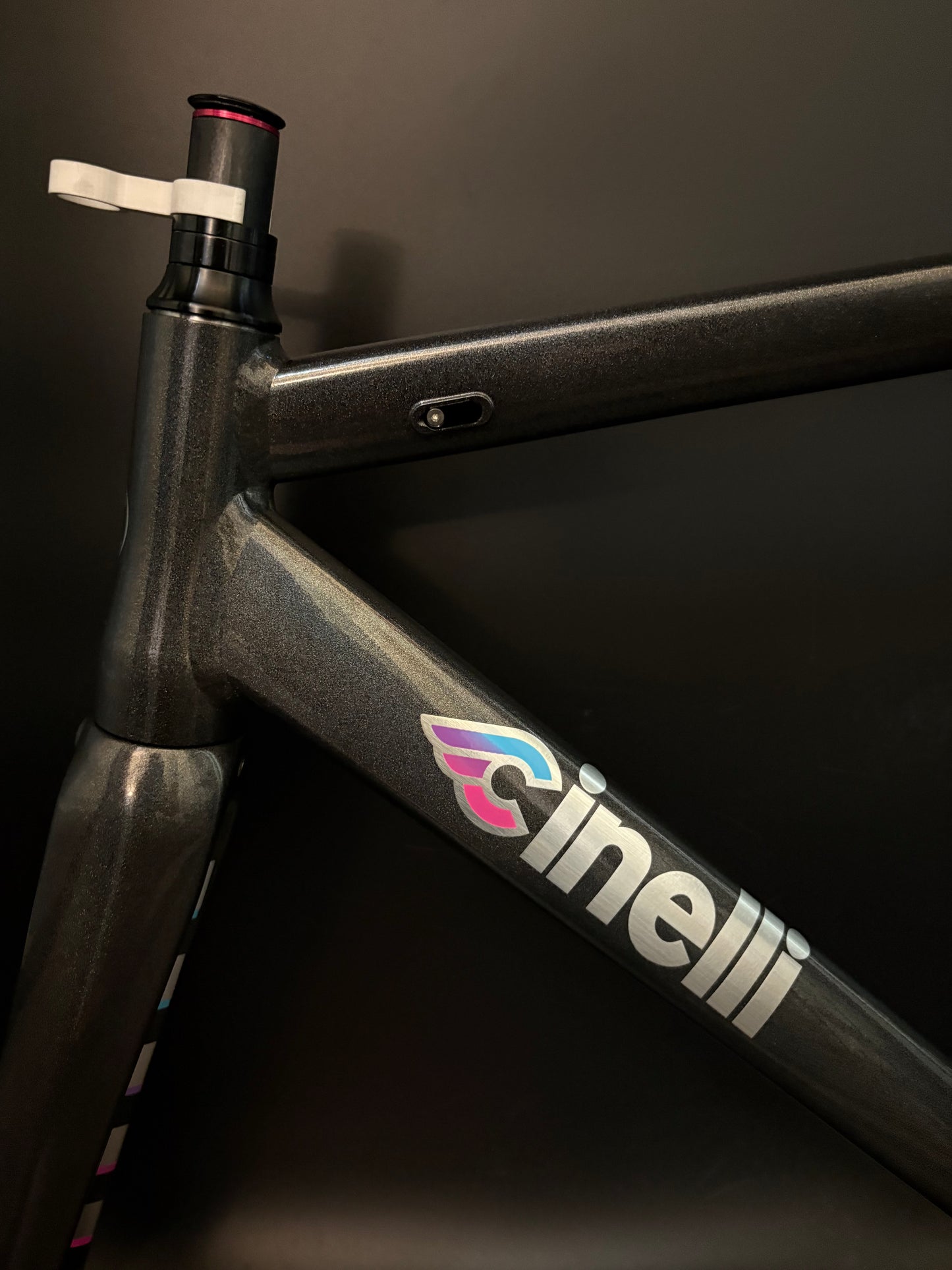 Cinelli Vigorelli 2024 Frameset Grey Rainbow Sparkle L