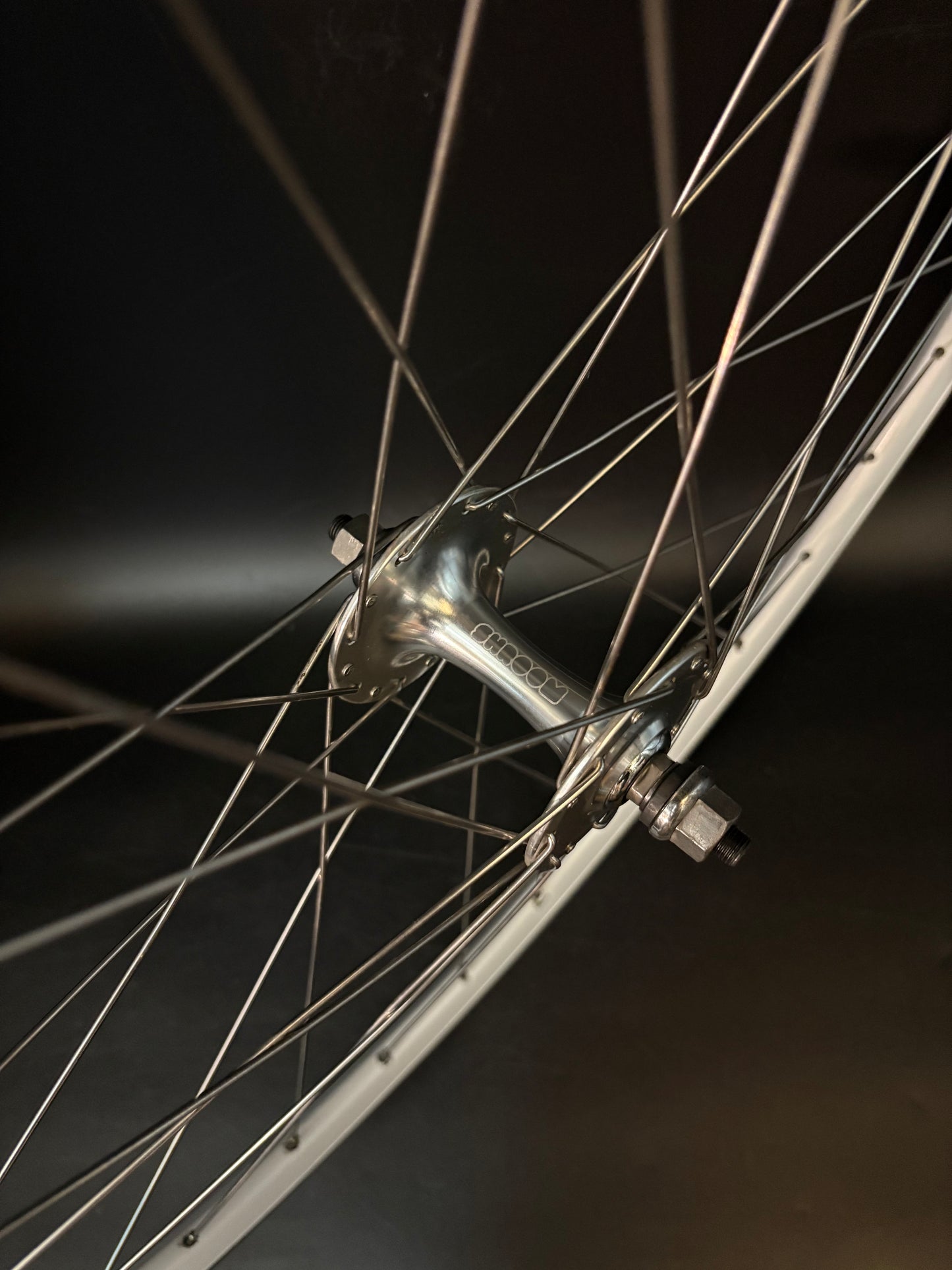 Shroom Components White Machined Wheelset 32h
