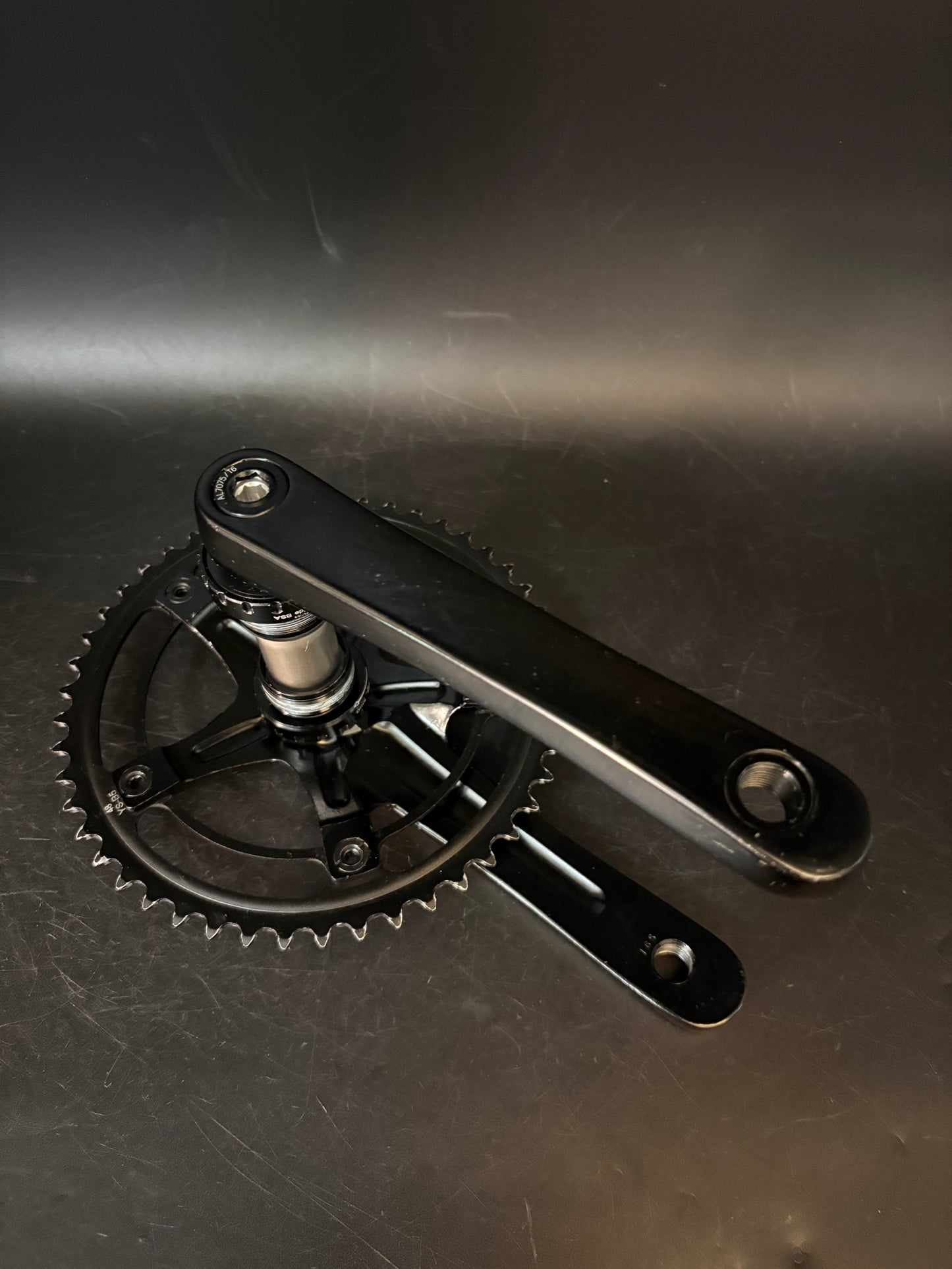 Unbranded Track Crankset Black 170mm 48t