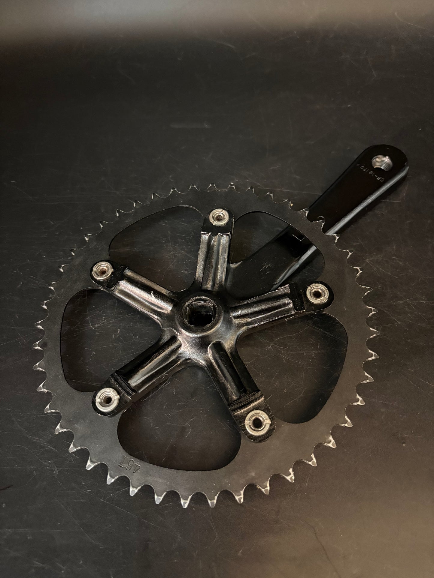 Origin 8 Crankset Black 170mm 46t 130bcd
