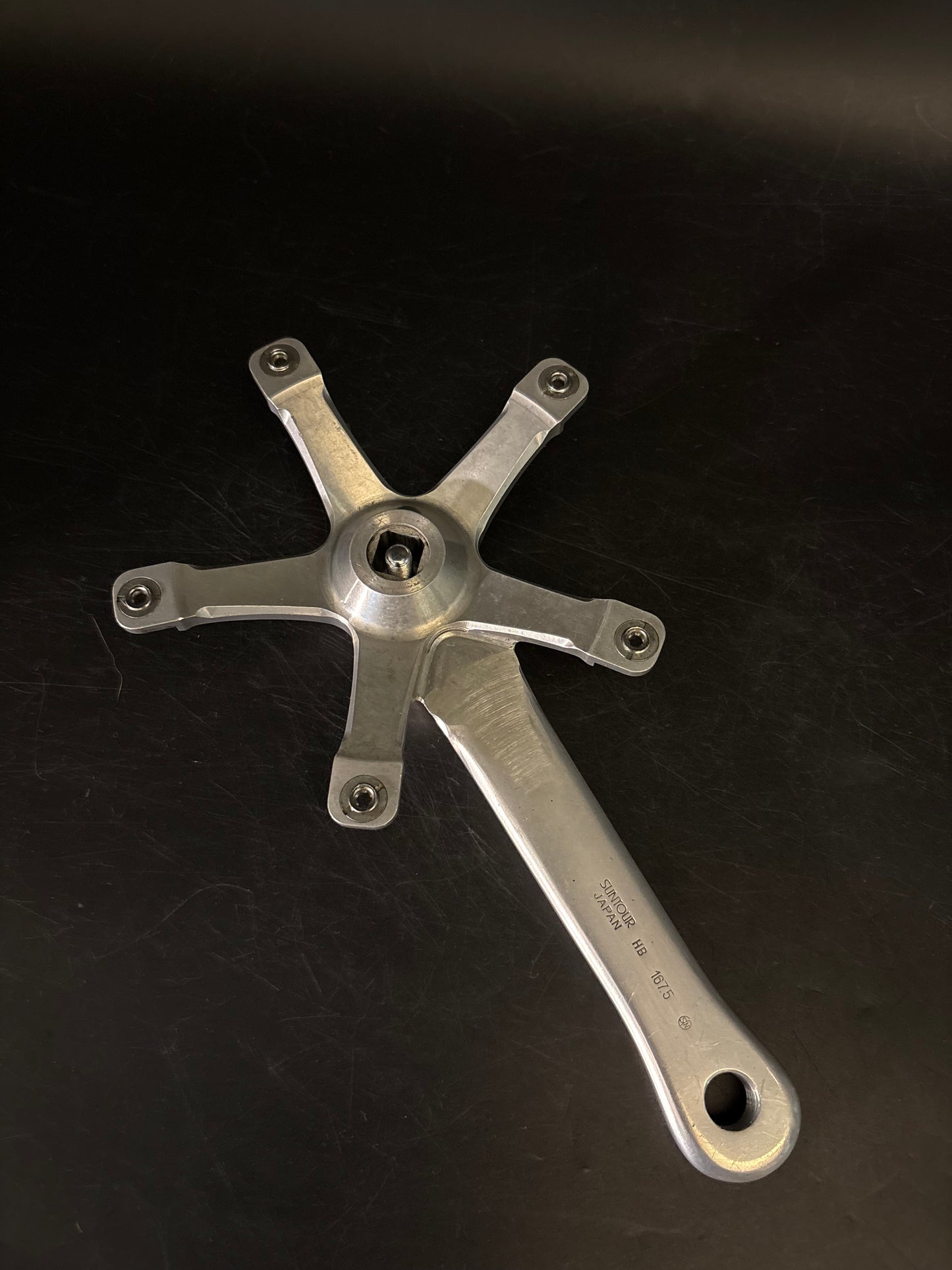 Suntour Superbe Cranks Silver 167.5mm