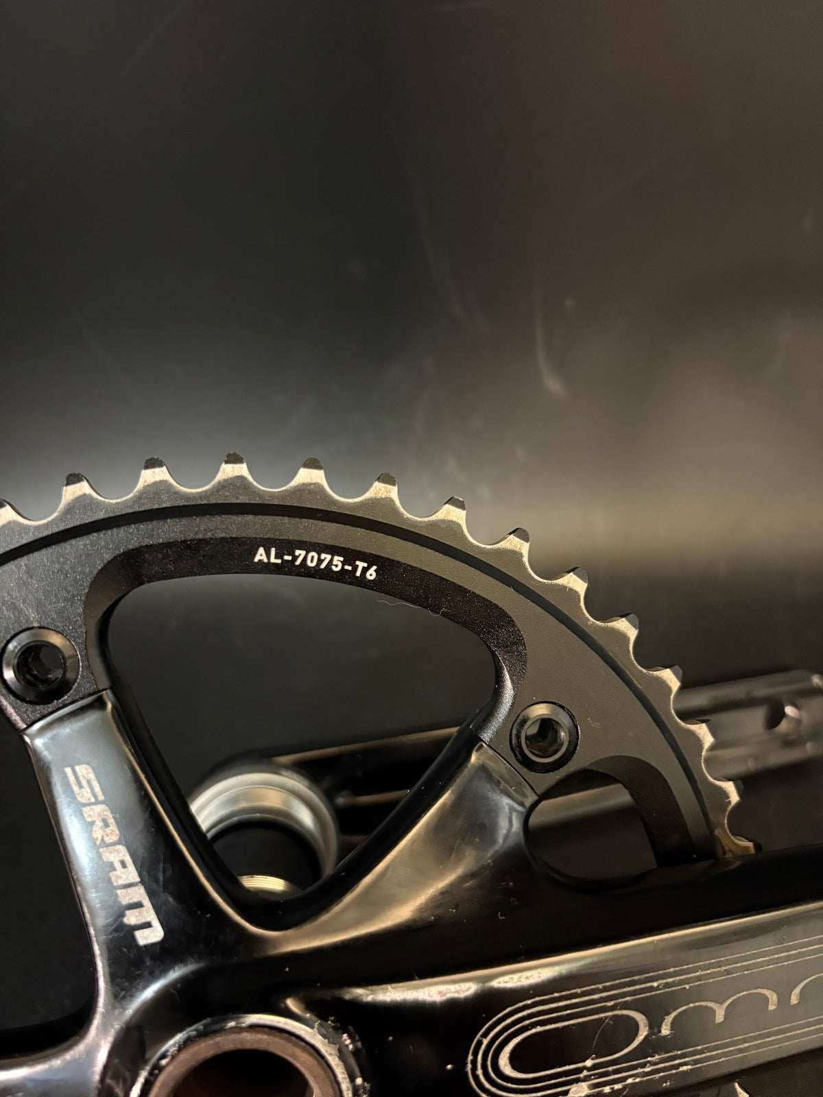 Sram Omnium Crankset Black 165mm 48t