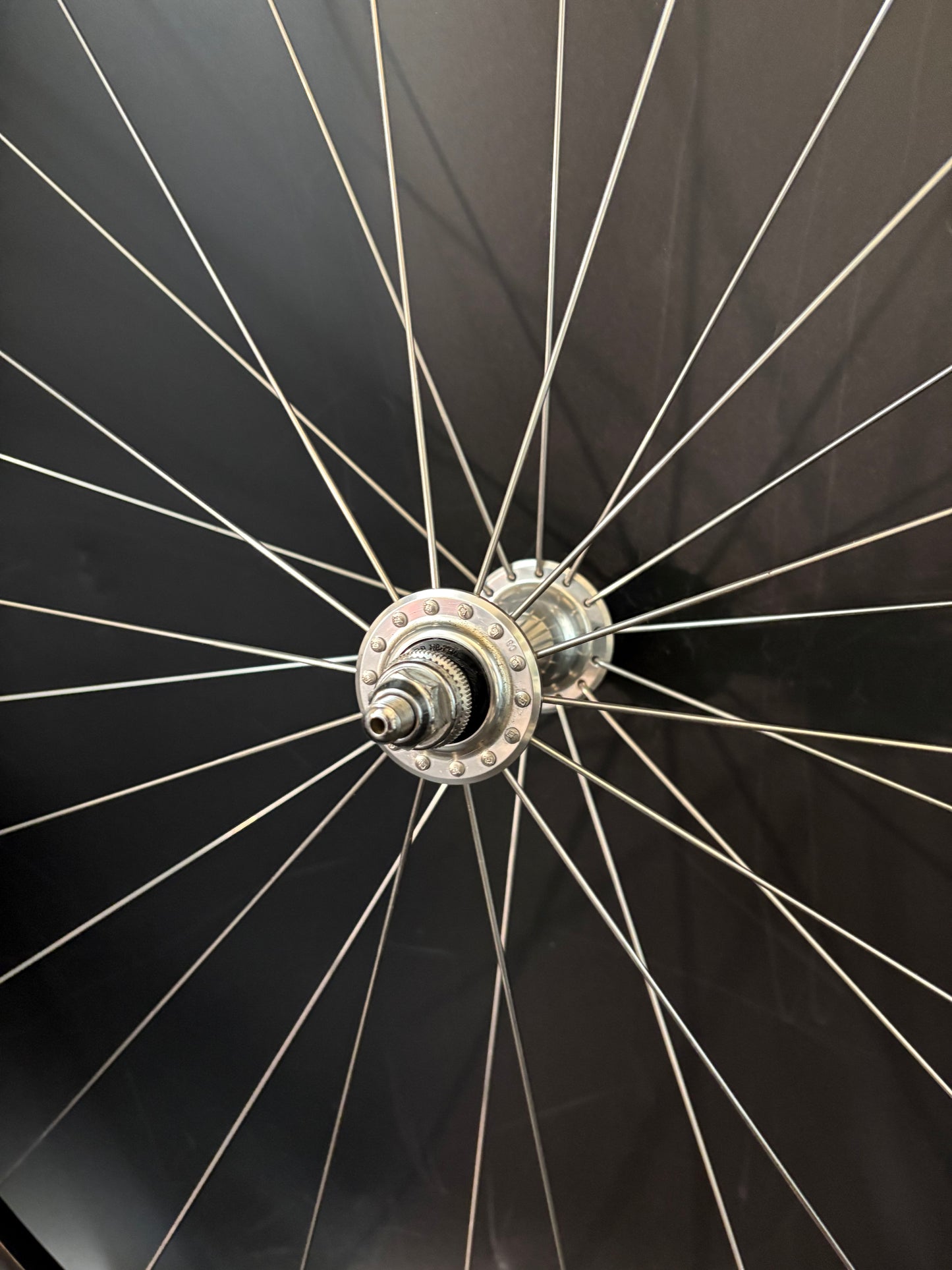 Mavic Open Pro Black / Dura Ace 7710 Wheelset 28h