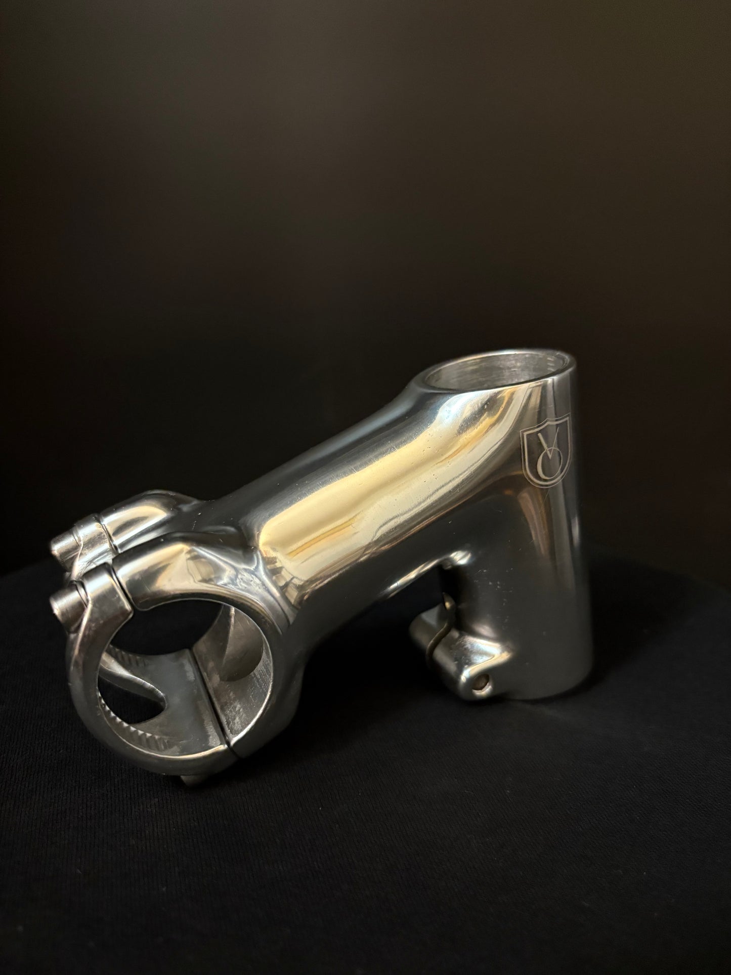 Velo Orange Tall Stack Stem Silver 80mm 31.8 17deg