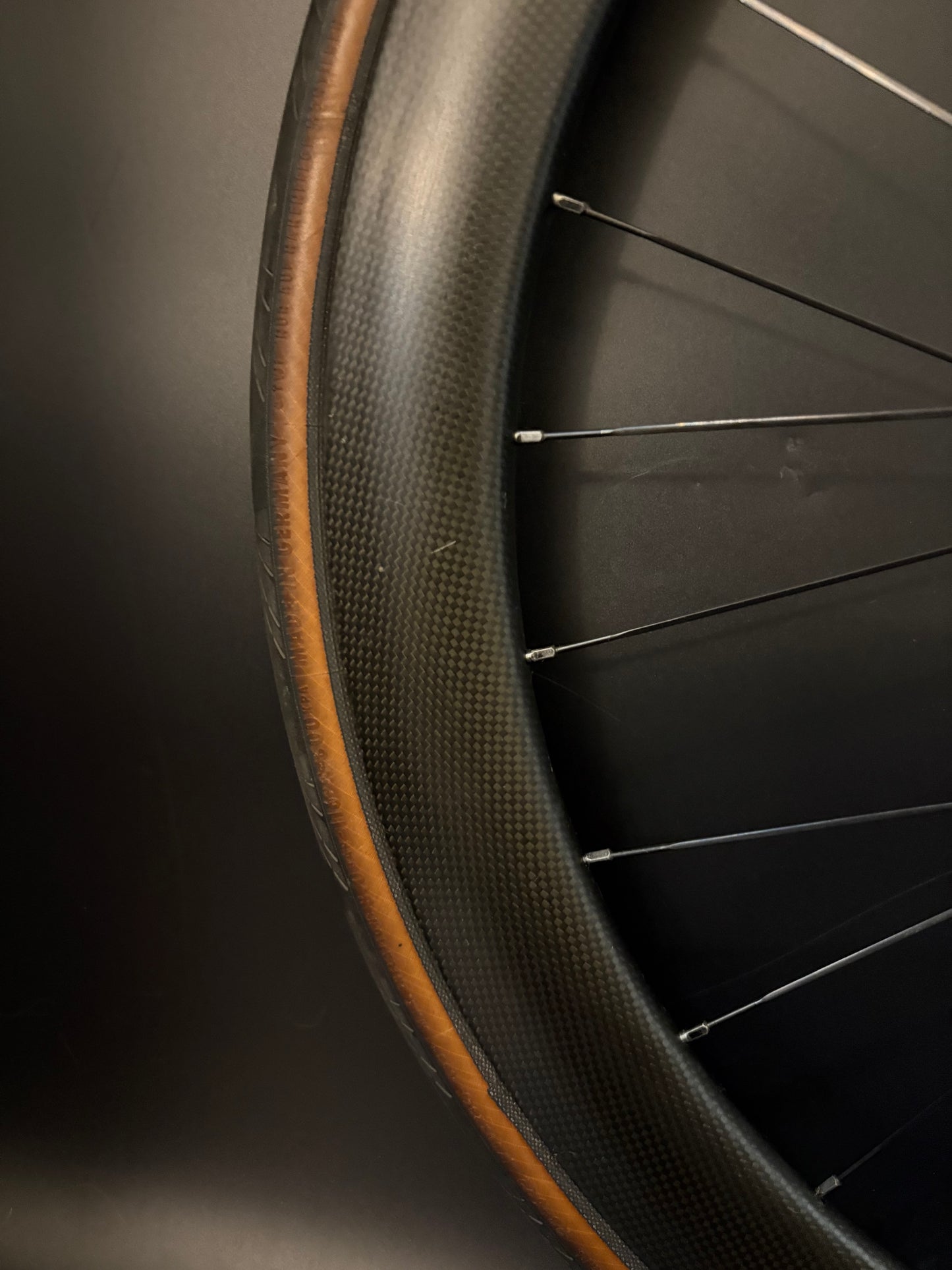 Unbranded Carbon 50mm / Paul Components HF Wheelset Black 28h