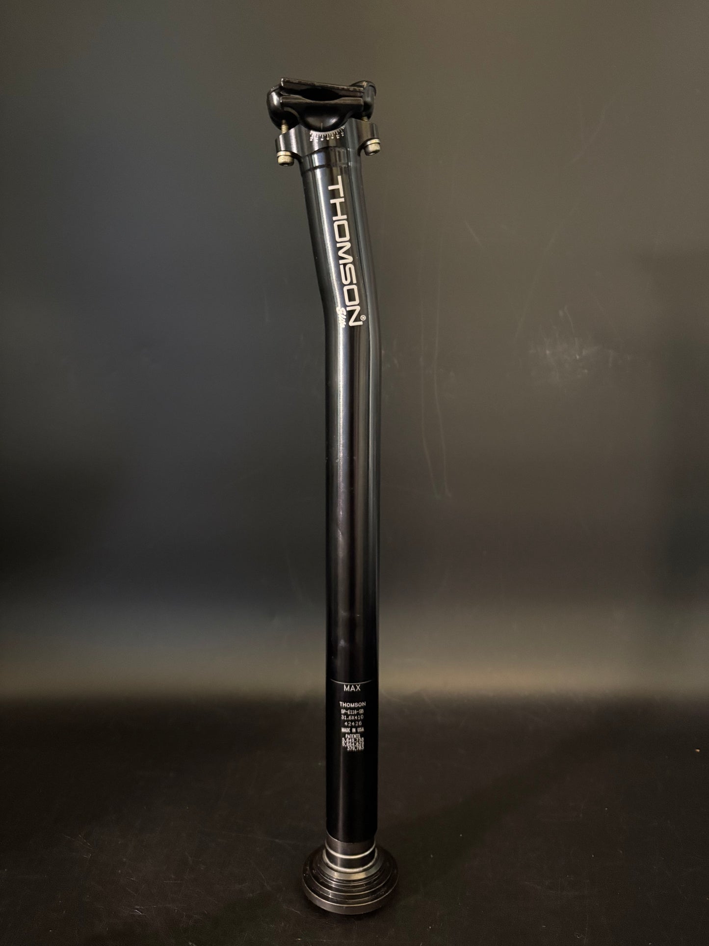 Thomson Elite Setback Seatpost Black 31.6 410mm