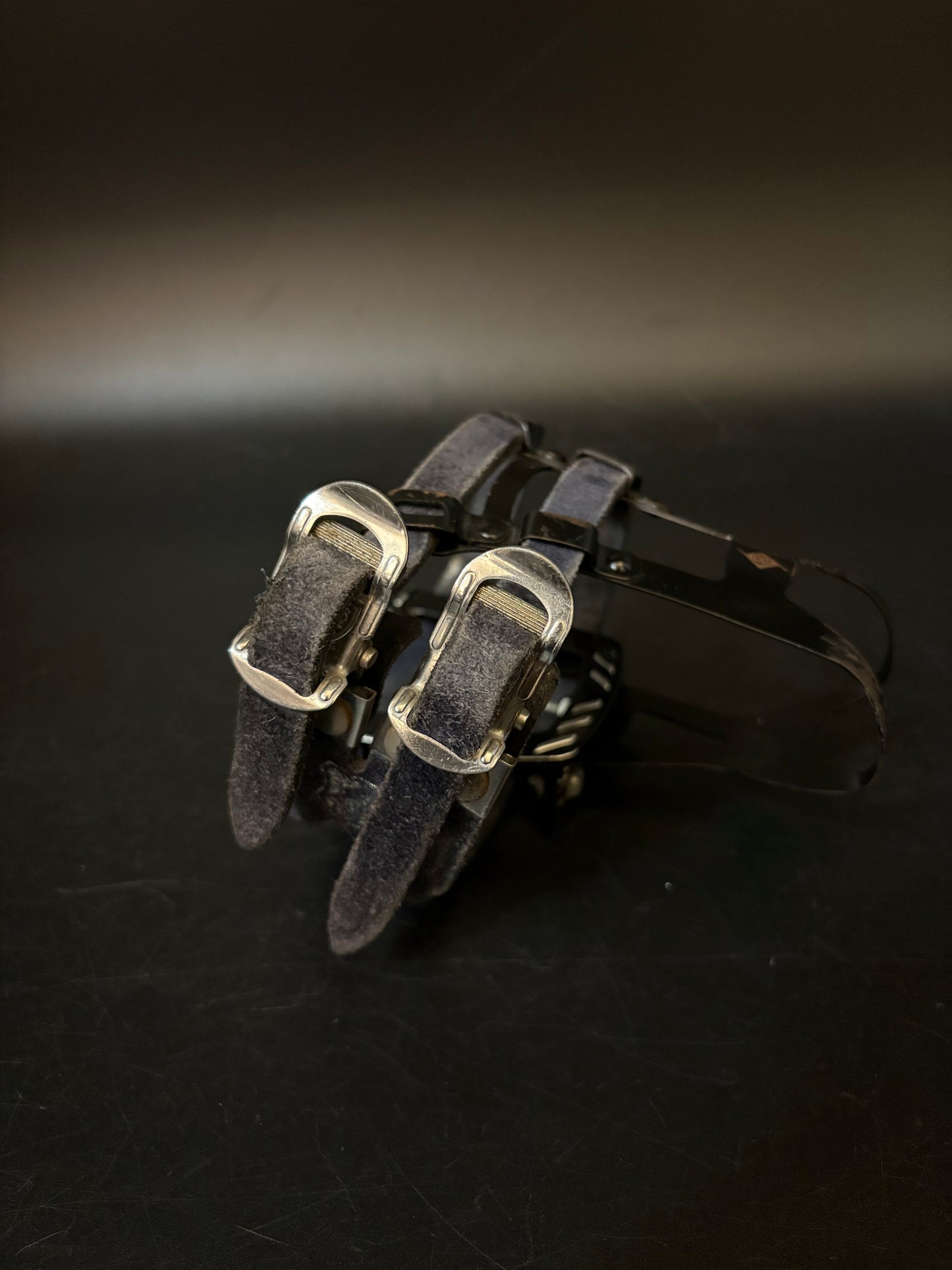 MKS GR9 Pedals Black / Mash Double Straps Pedal Setup