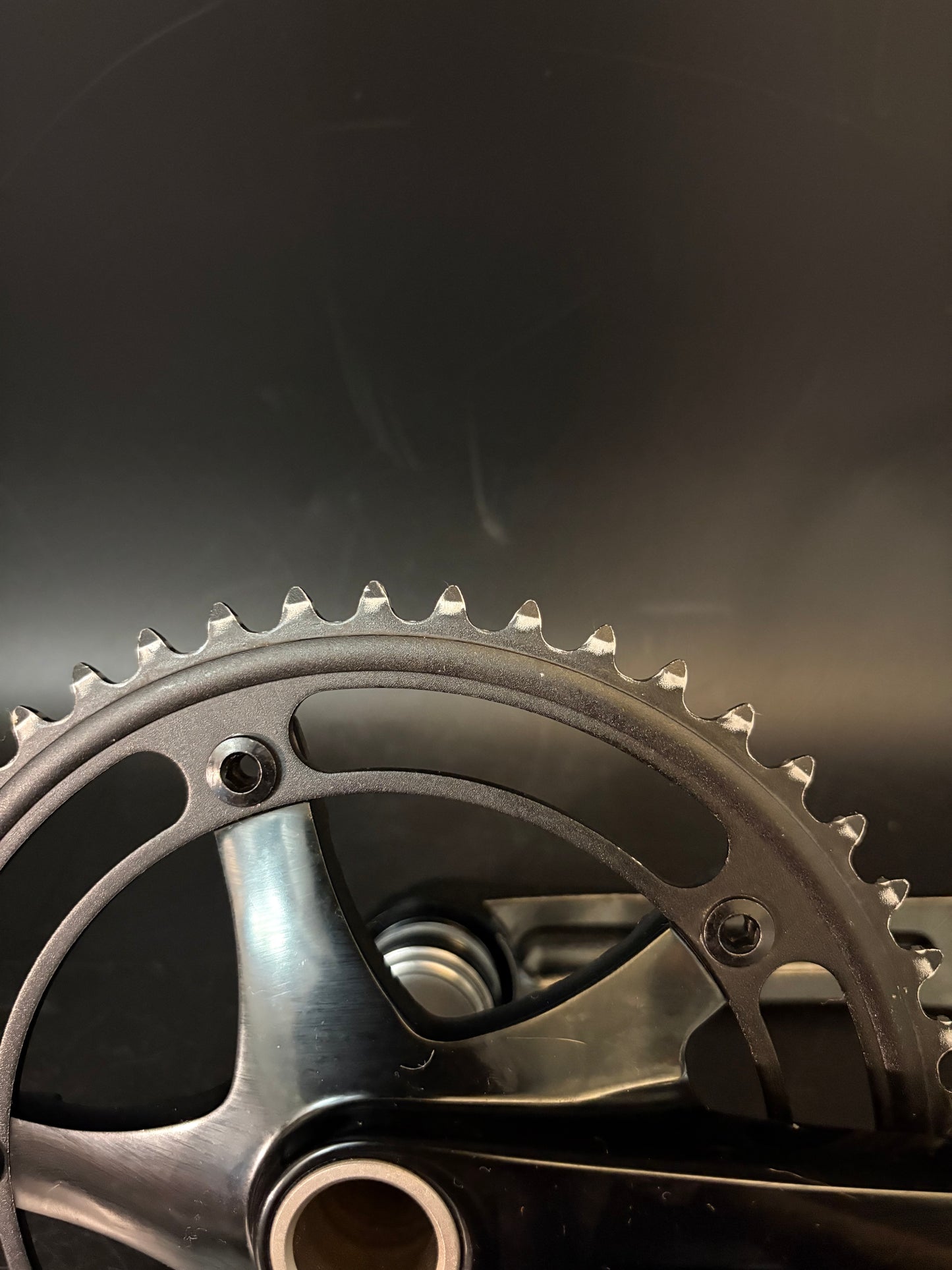 Unbranded Track Crankset Black 170mm 48t