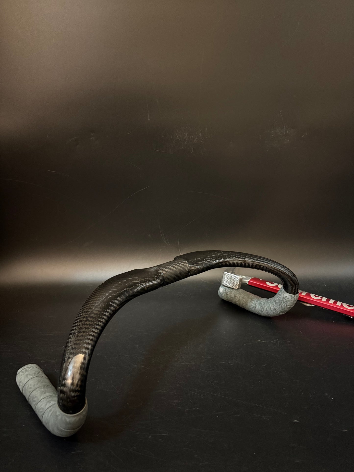 Unbranded Track Sprint Drop Handlebar Carbon 40cm 31.8