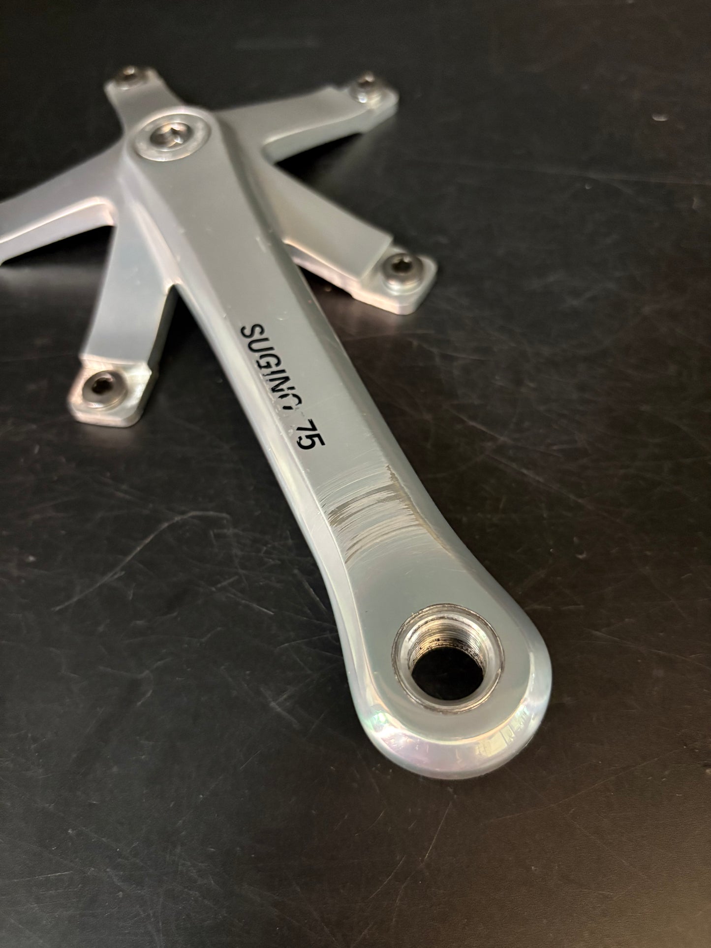 Sugino 75 Cranks Silver 165mm