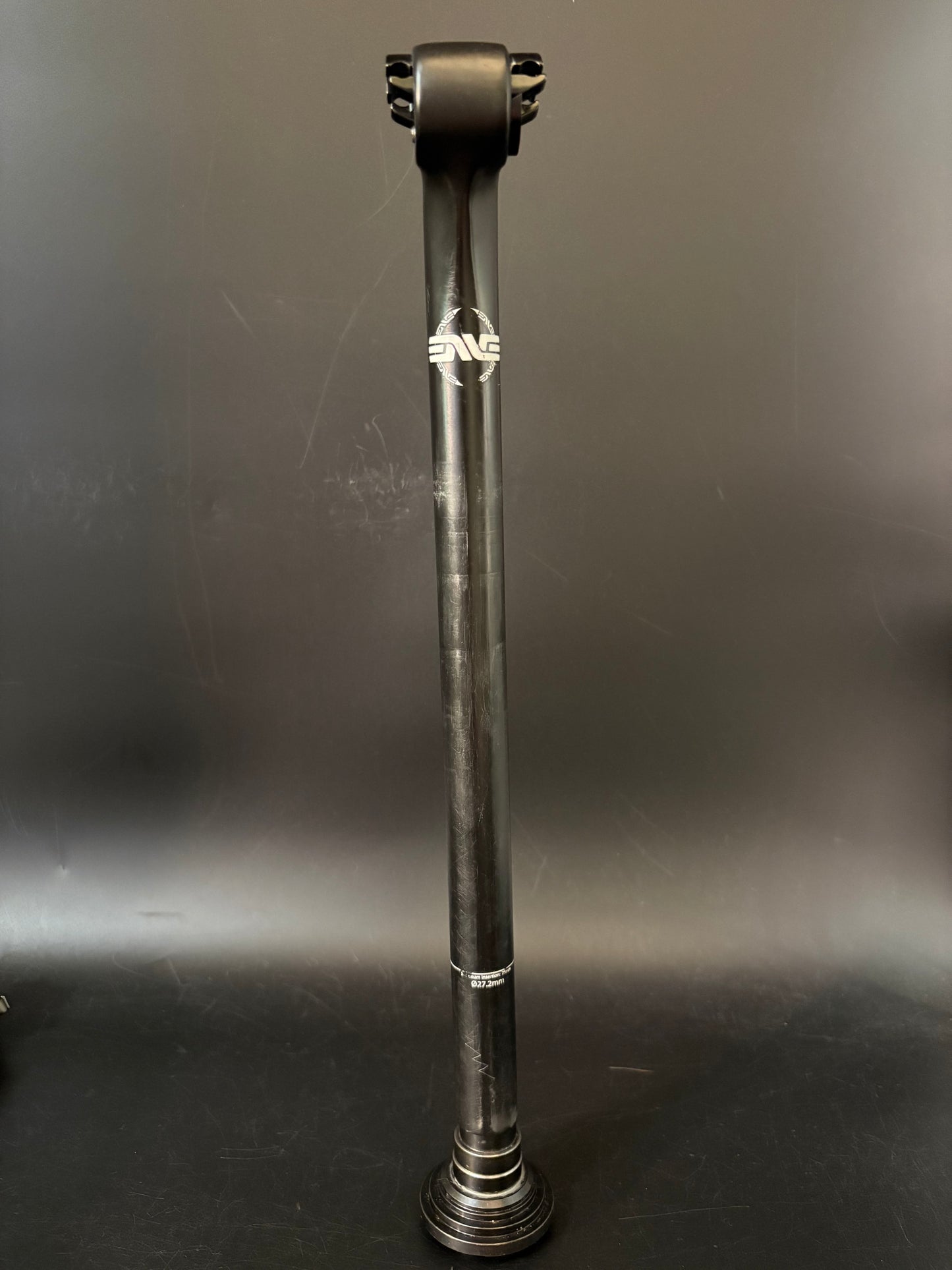 Enve White Logo Setback Seatpost Carbon 27.2 400mm