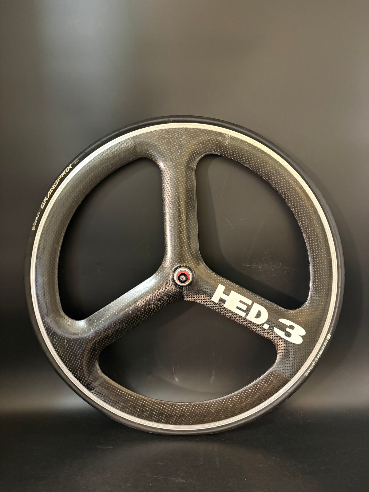 HED 3 Tri Spoke Carbon Clincher Front Wheel