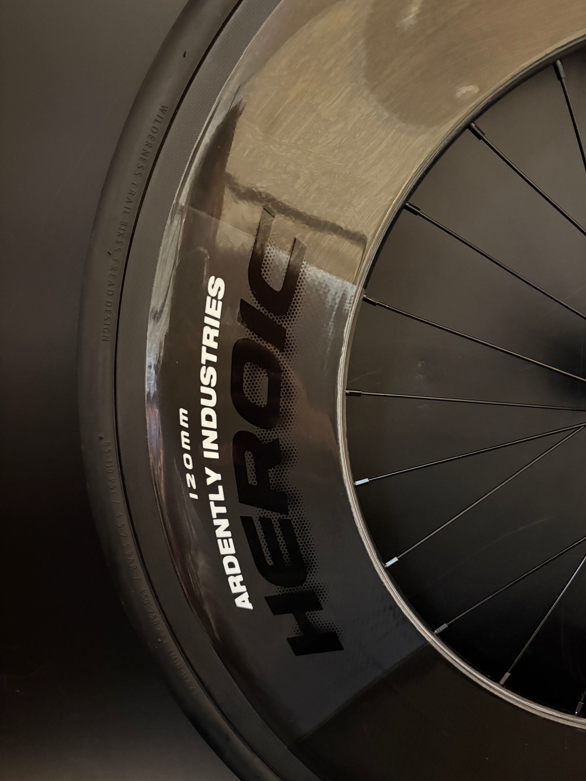 Ardently Heroic Wheelset 120mm Carbon Clincher 20/24h