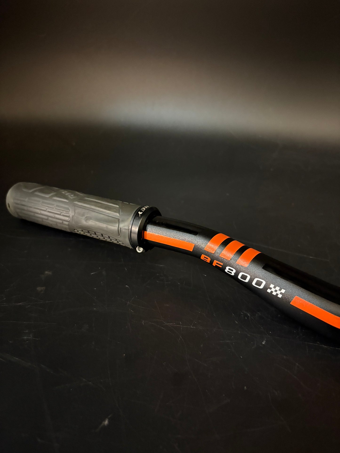 Deity BF800 Riser Handlebar Black/Orange 630mm 31.8