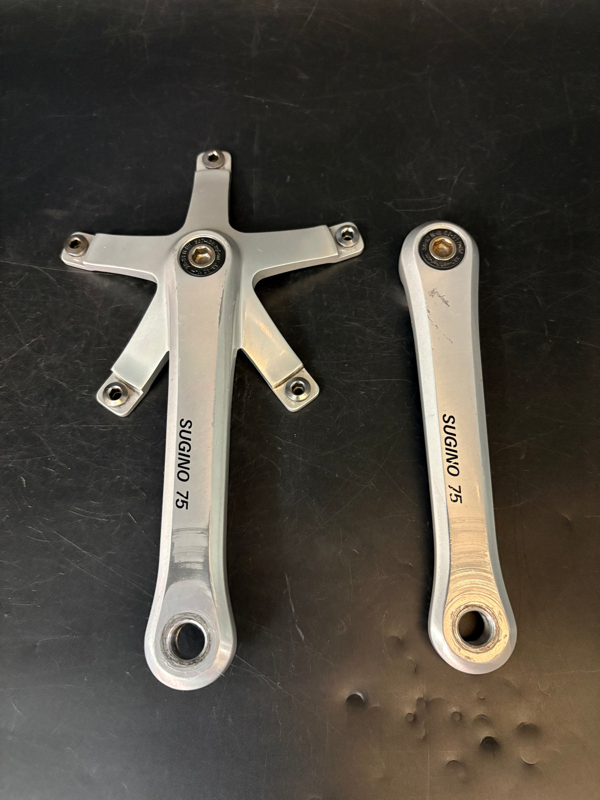 Sugino 75 Cranks Silver 165mm
