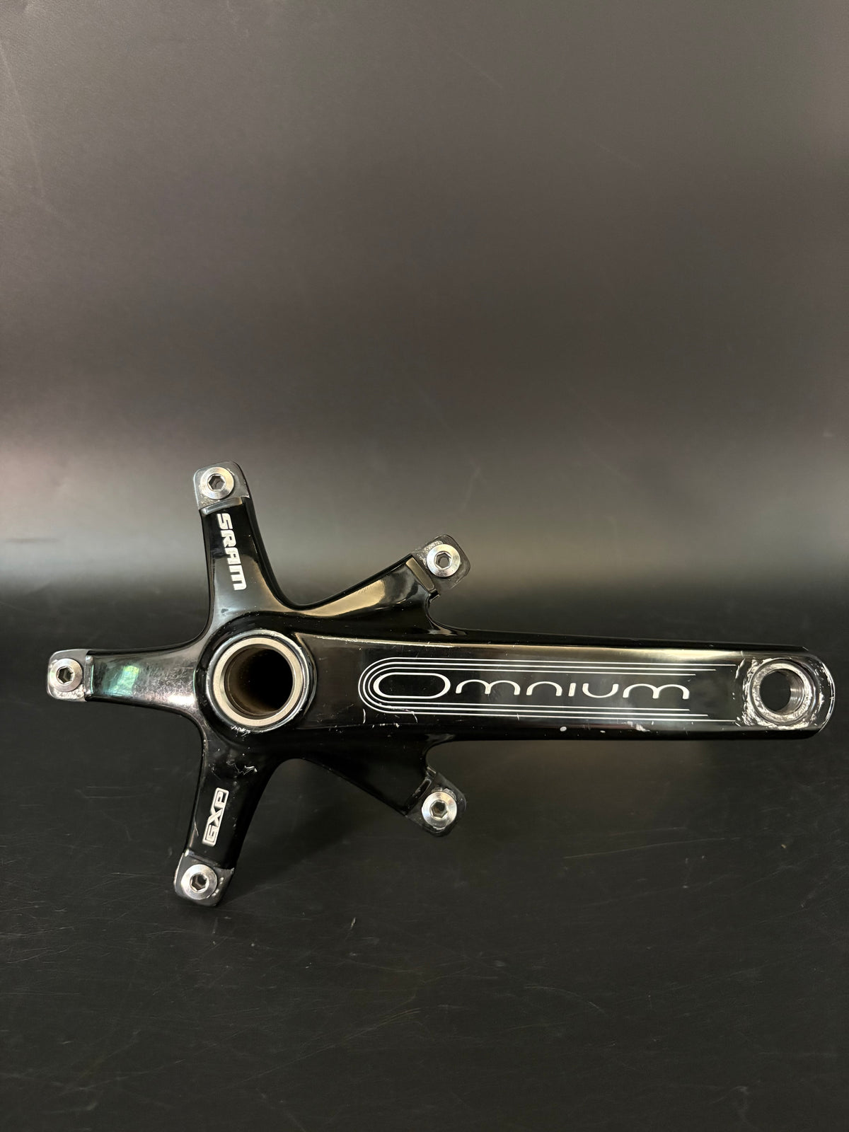 Sram Omnium Cranks Black/Silver 165mm