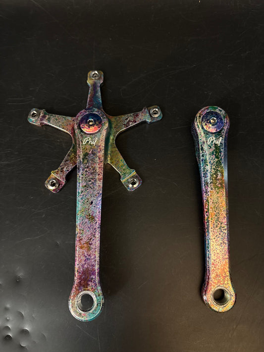 Phil Wood Track Cranks Rainbow Ano 170mm